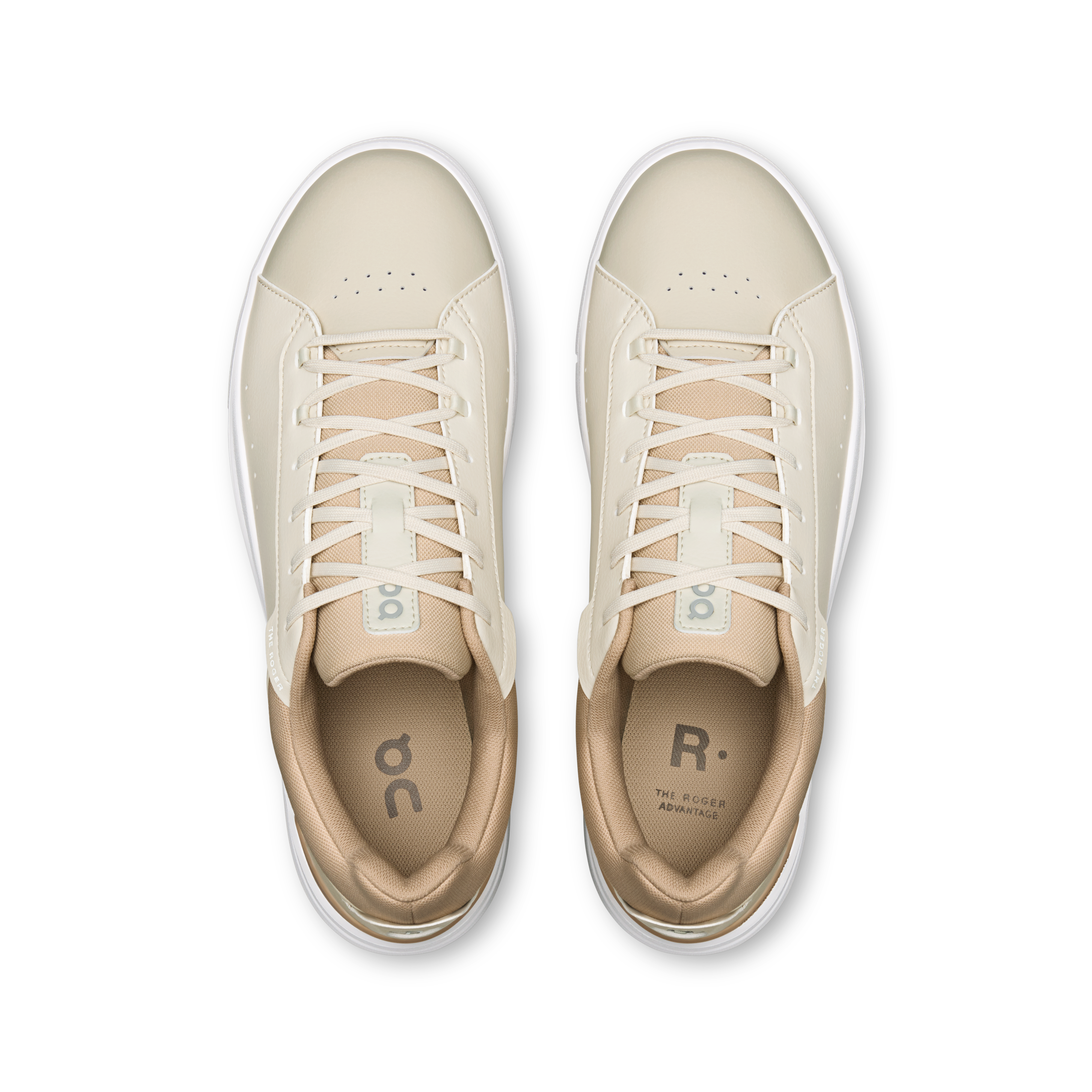 On THE ROGER Advantage Sand & Grain Men – All-day, tennis-inspired, classic style Shoes