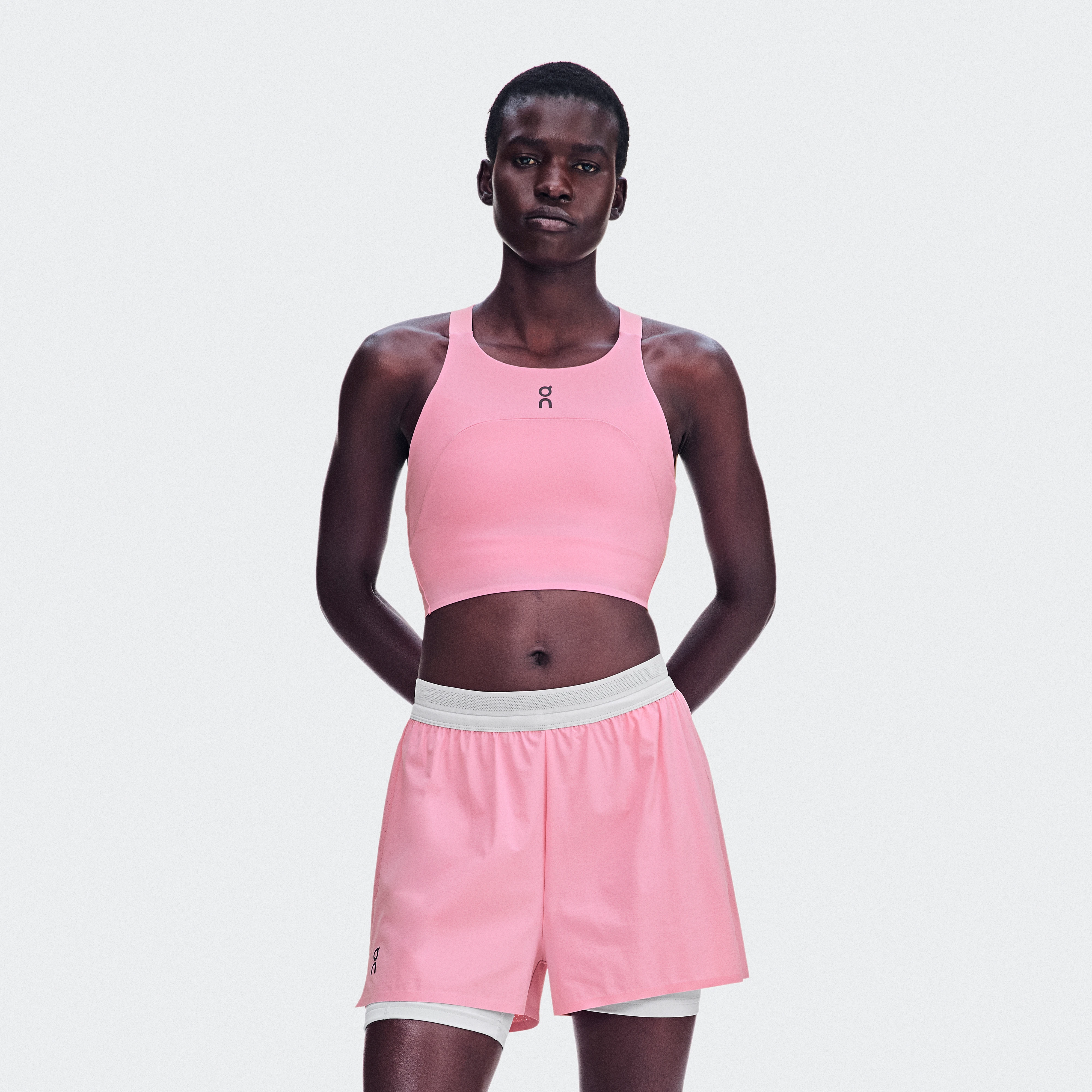On Performance Crop Magnolia Femme – Running, entraînement Hauts et t-shirts