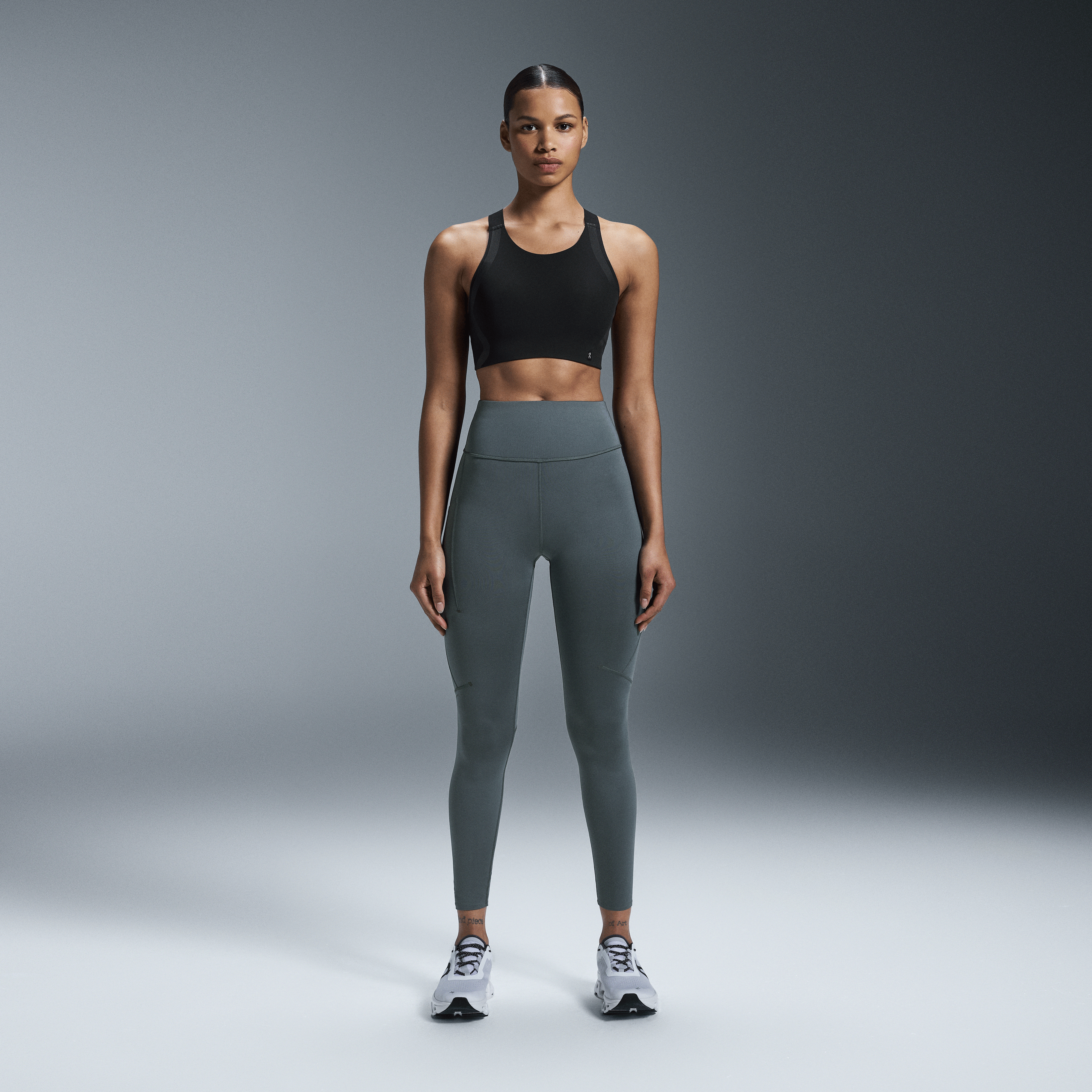 Performance Winter Tights in Stone