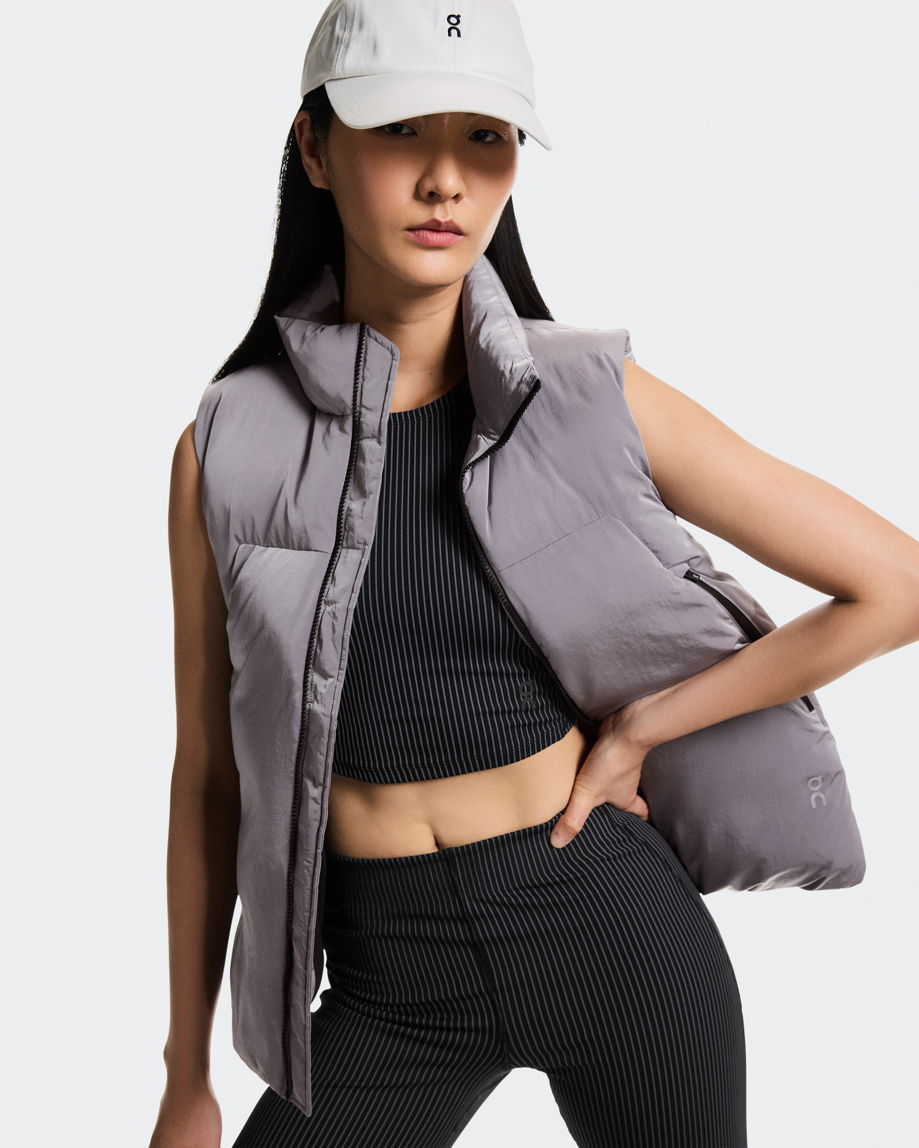 On All-Day Puffer Vest Lilac Women Jackets