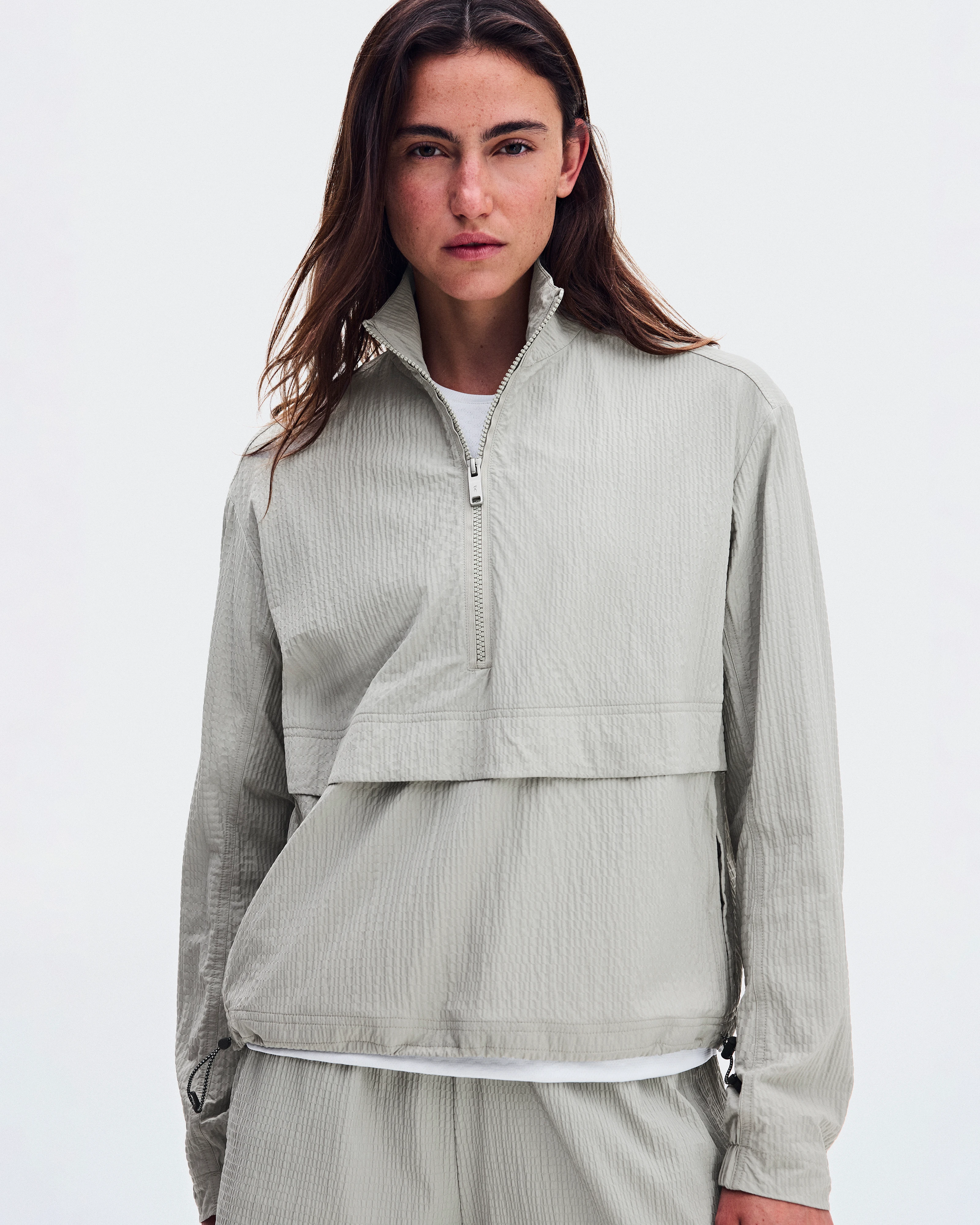 On Courtside 1/2 Zip Eaze Brume Femme Sweats à capuche et sweats