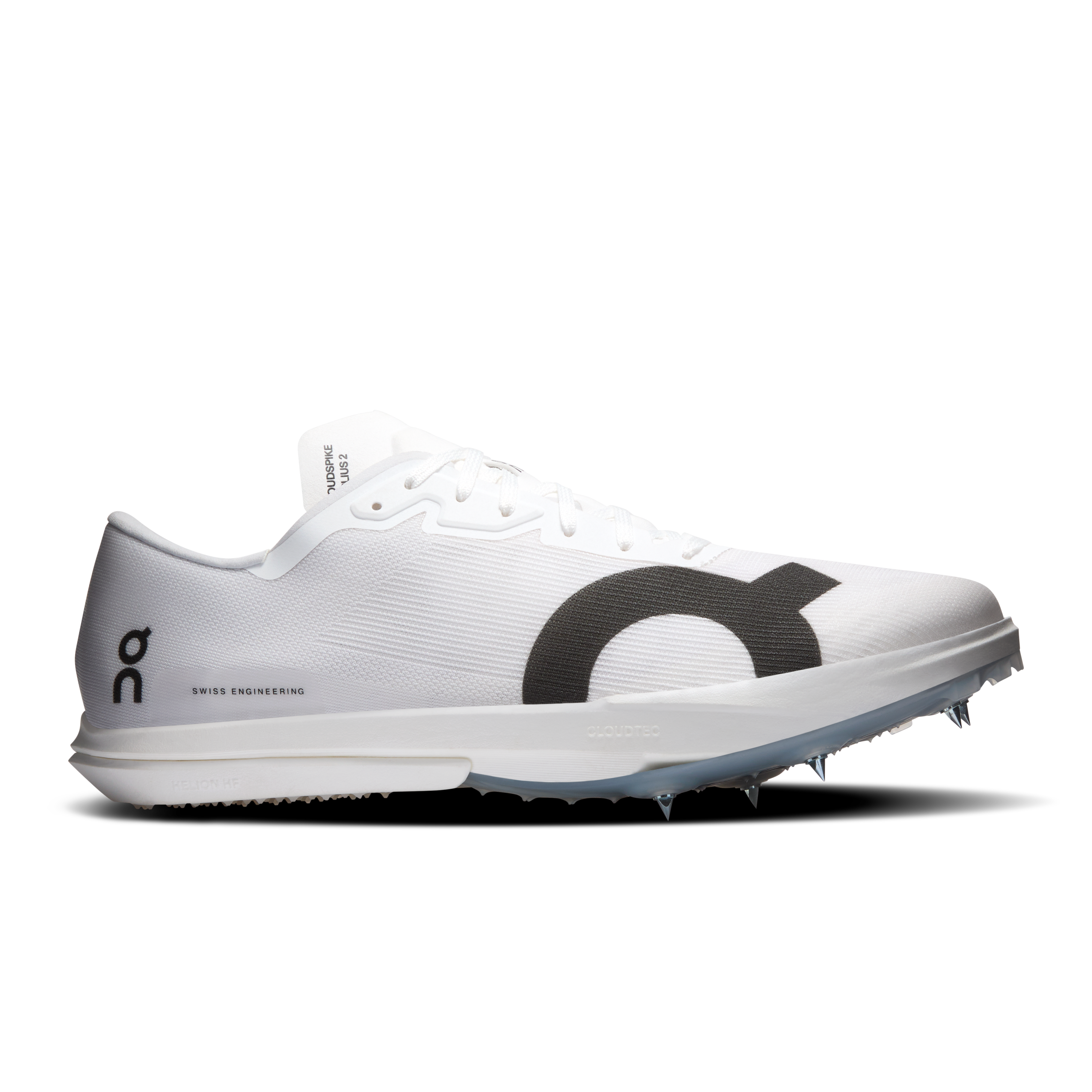 Cloudspike Amplius 2 Track & Field Shoe in White/Frost