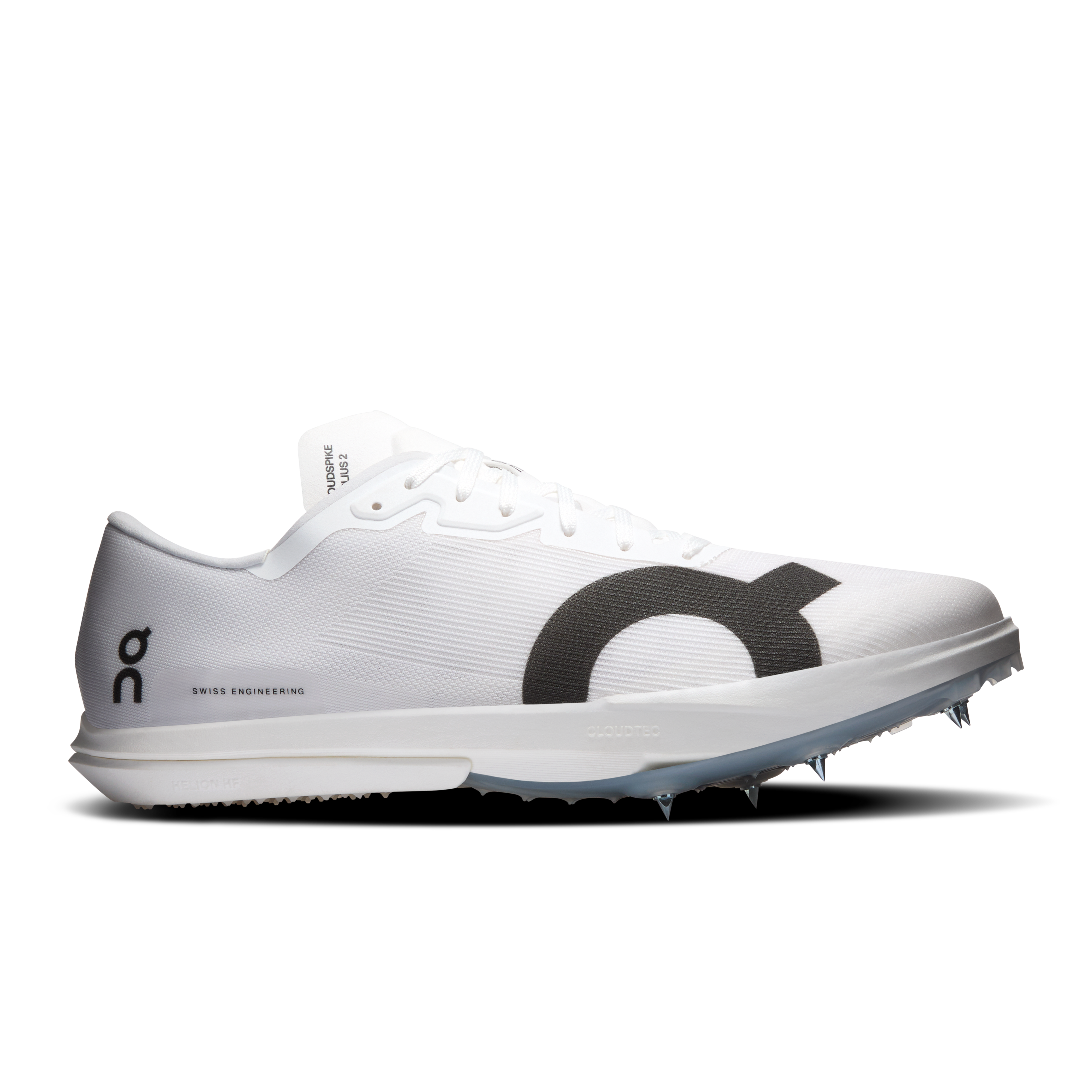 On Cloudspike Amplius 2 White & Frost Men – Long distance track running, fast-feeling ride Shoes