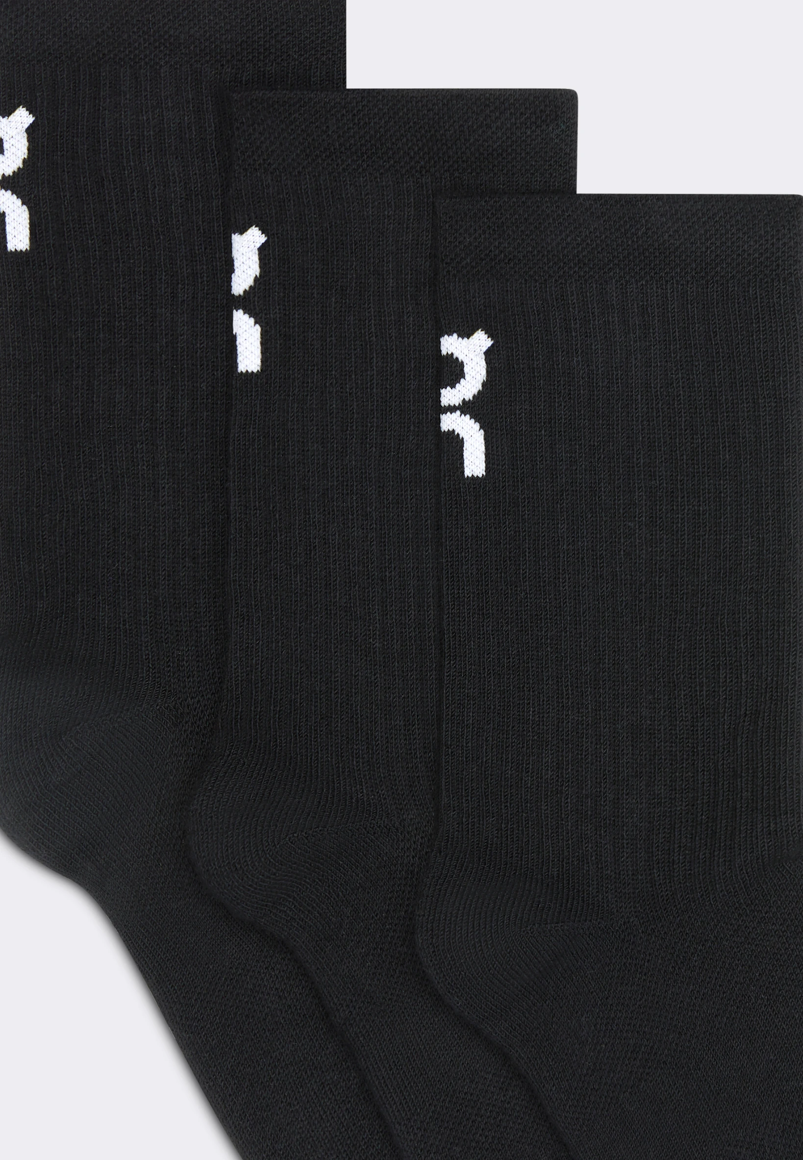 On Logo Sock High 3P Kids Black Kids Socks
