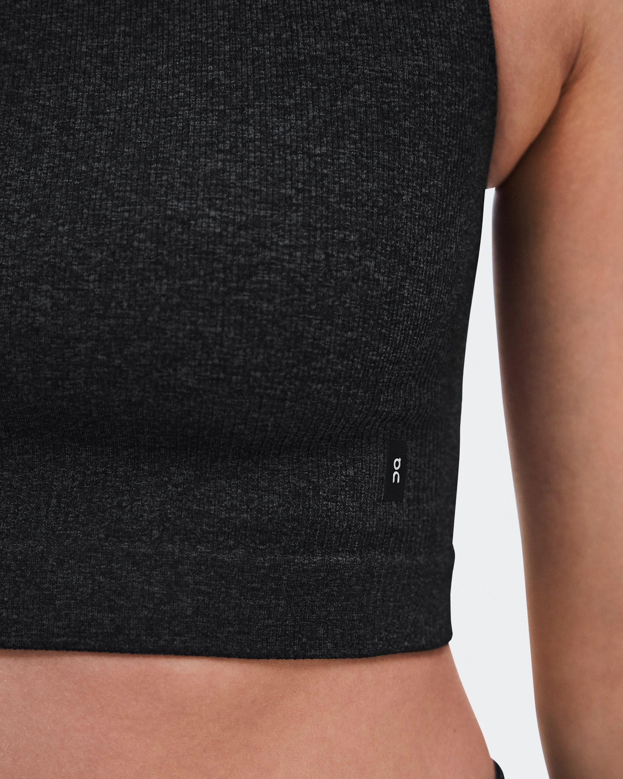Women's Studio Knit Crop Cinnamon Heather - thumbnail 10