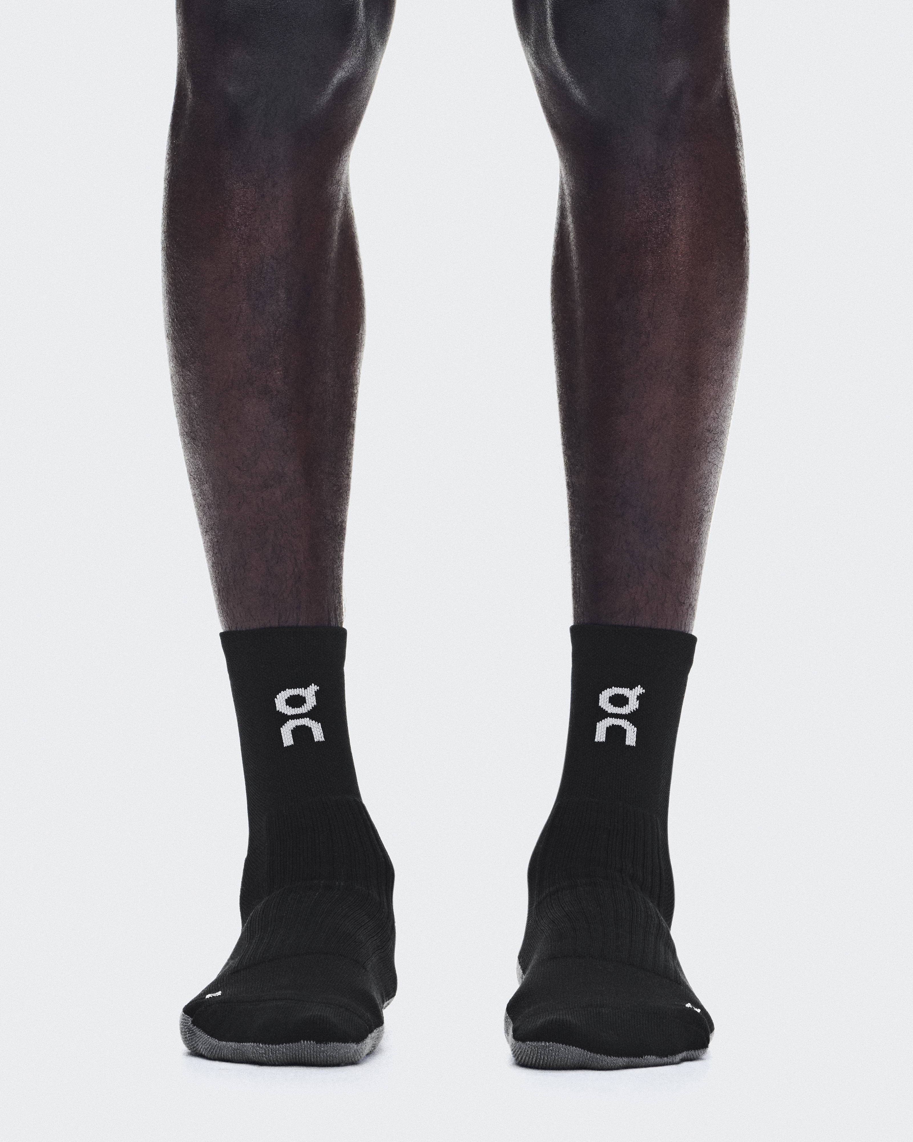 Trail Sock High 2P in Black/Black