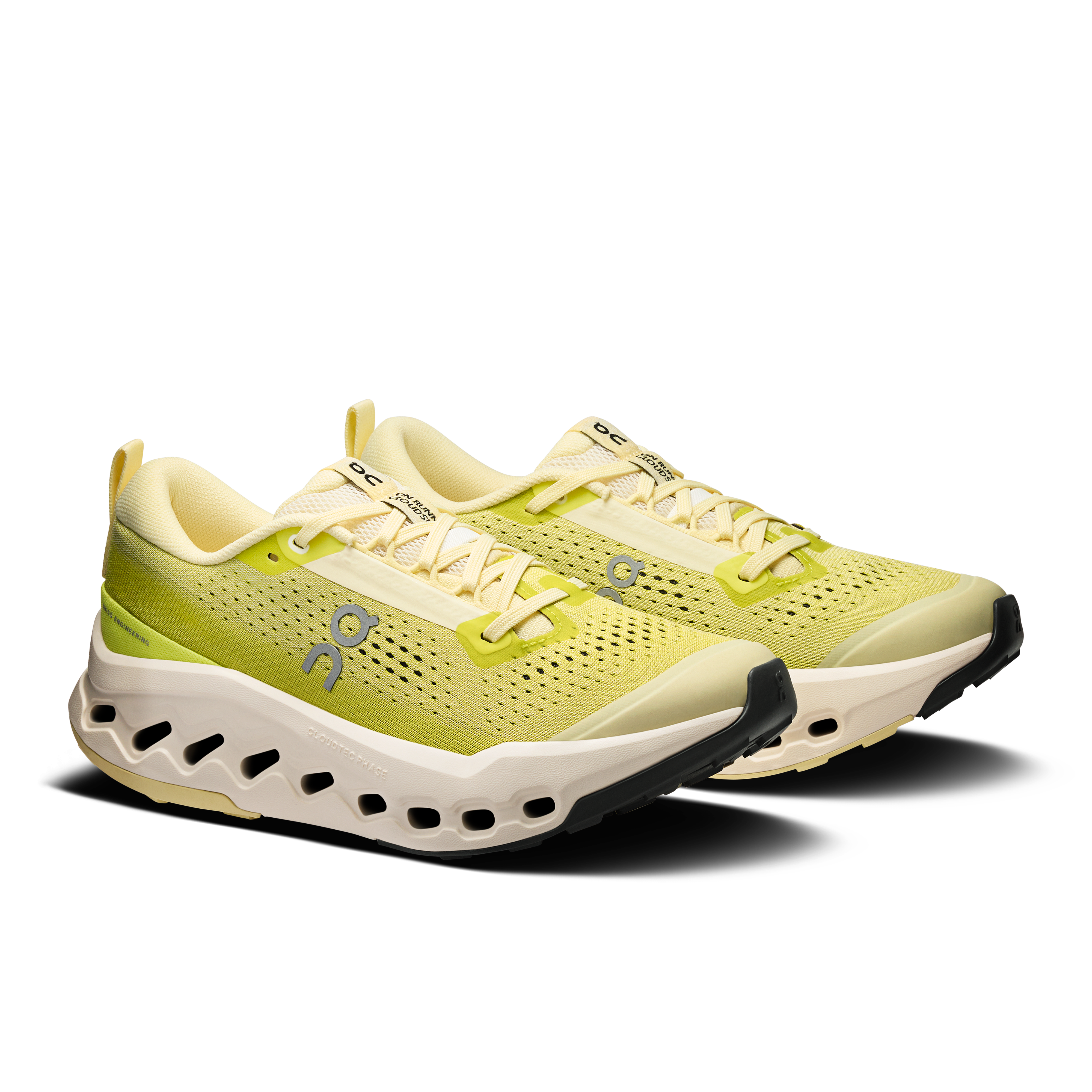 On Cloudsurfer Trail 2 Ivory & Lime Women Trail running Shoes