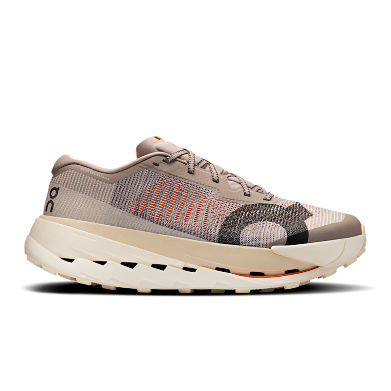 On Men's Cloudultra Pro Trail Running Shoe in Cinder/Pearl, Size: 42