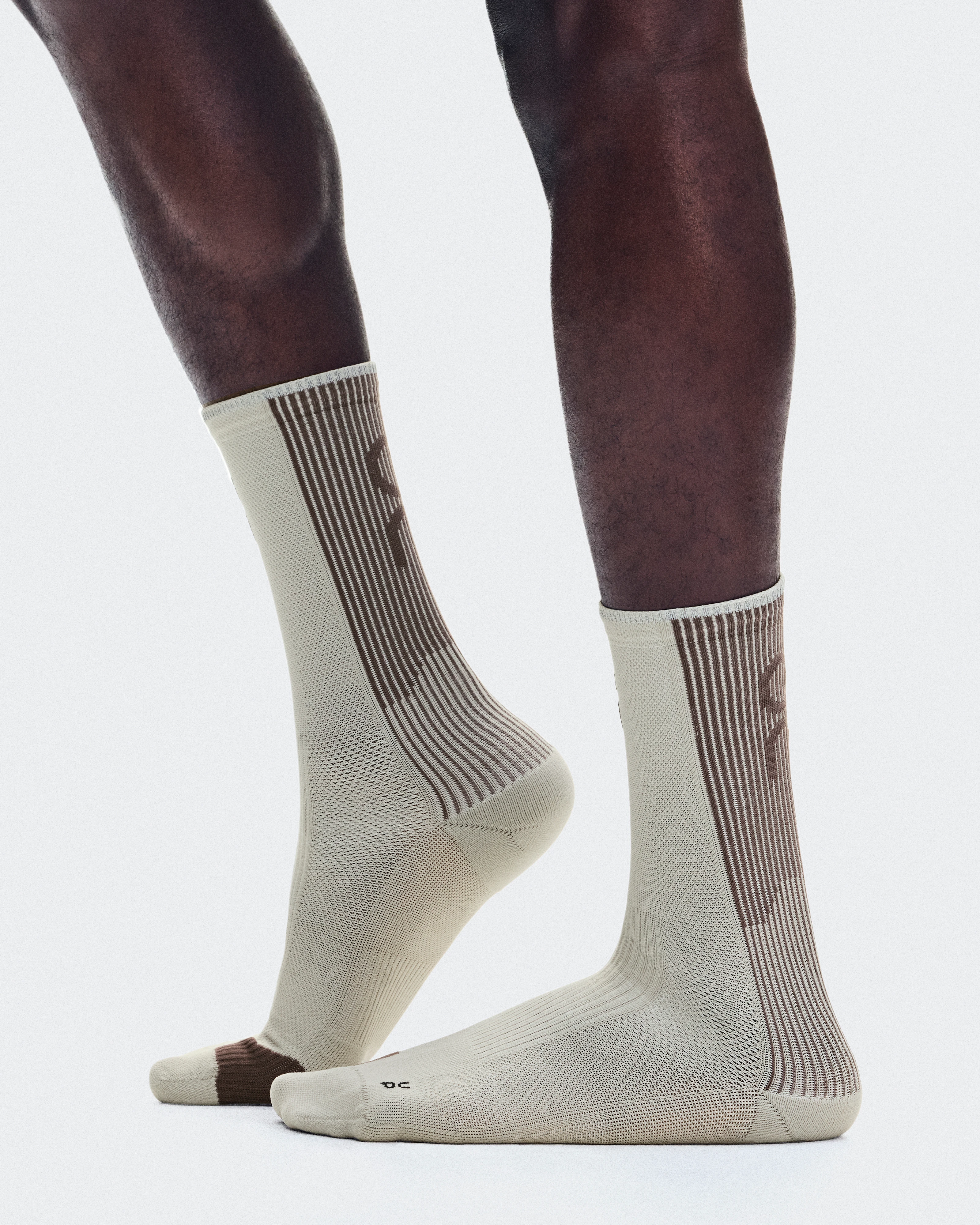 On Performance Run Sock High Brume & Clove Unisex Socks