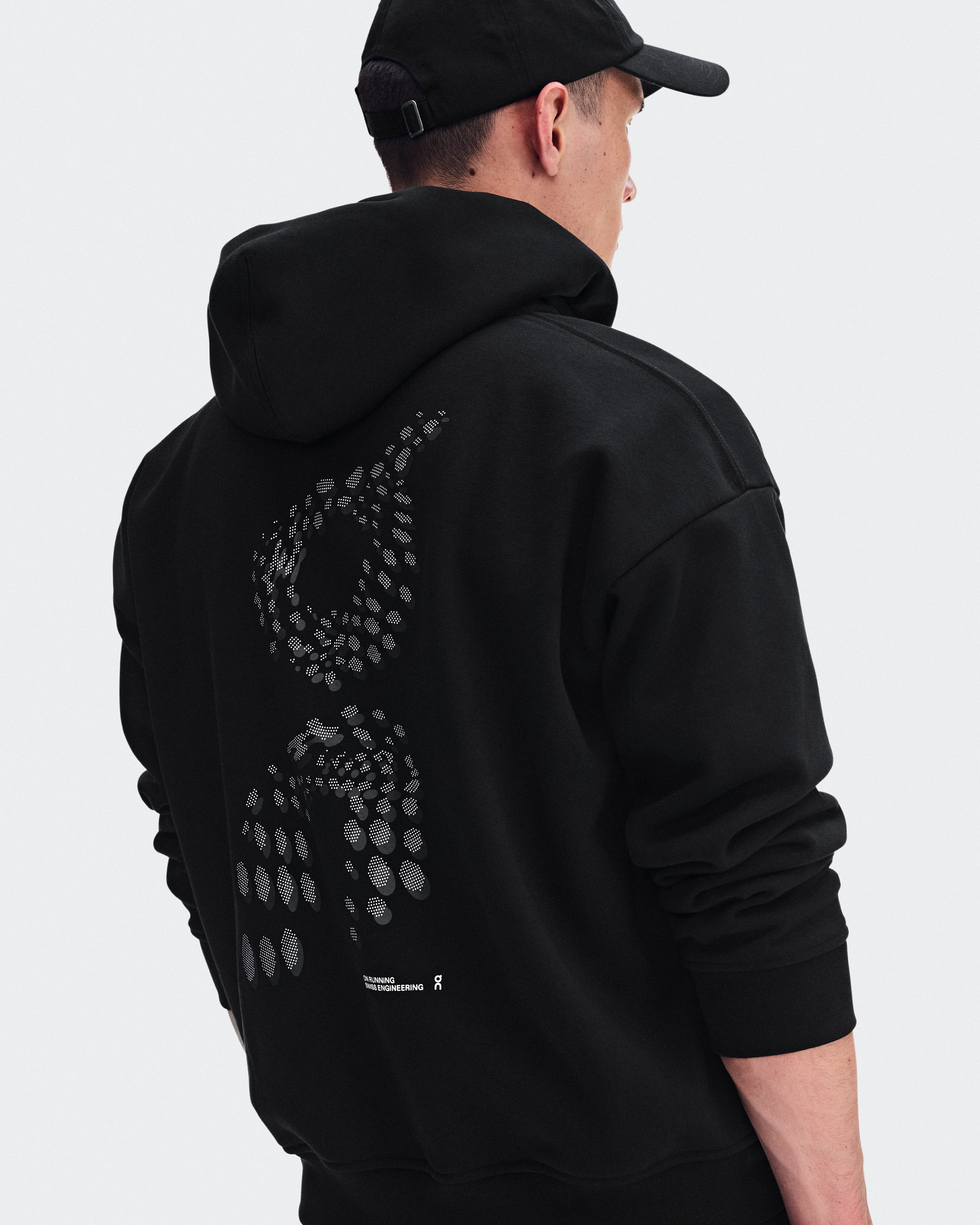 On Club Collective Full Zip Runner Black Men Hoodies and sweatshirts