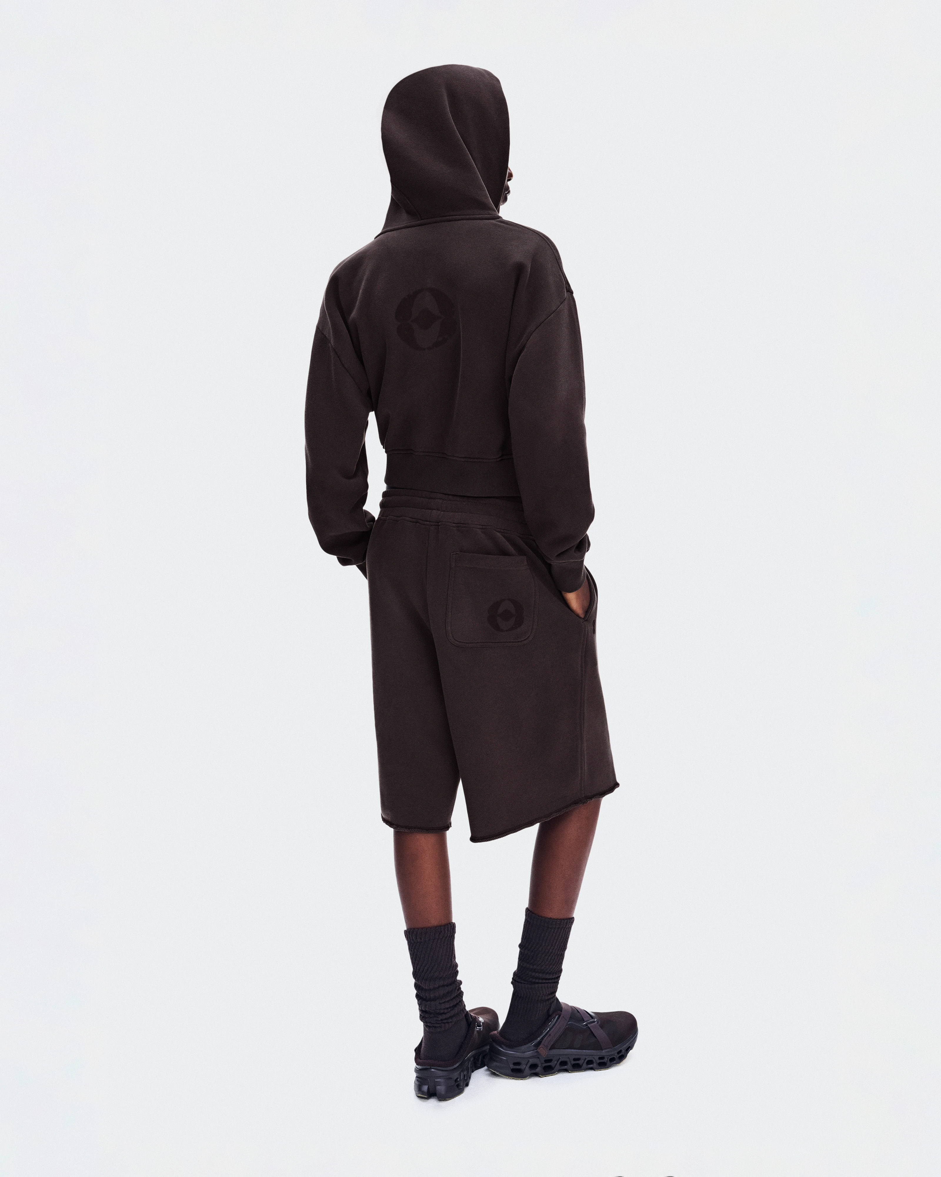 On Club Collective Full Zip Hoodie FKA Espresso Women Hoodies and sweatshirts