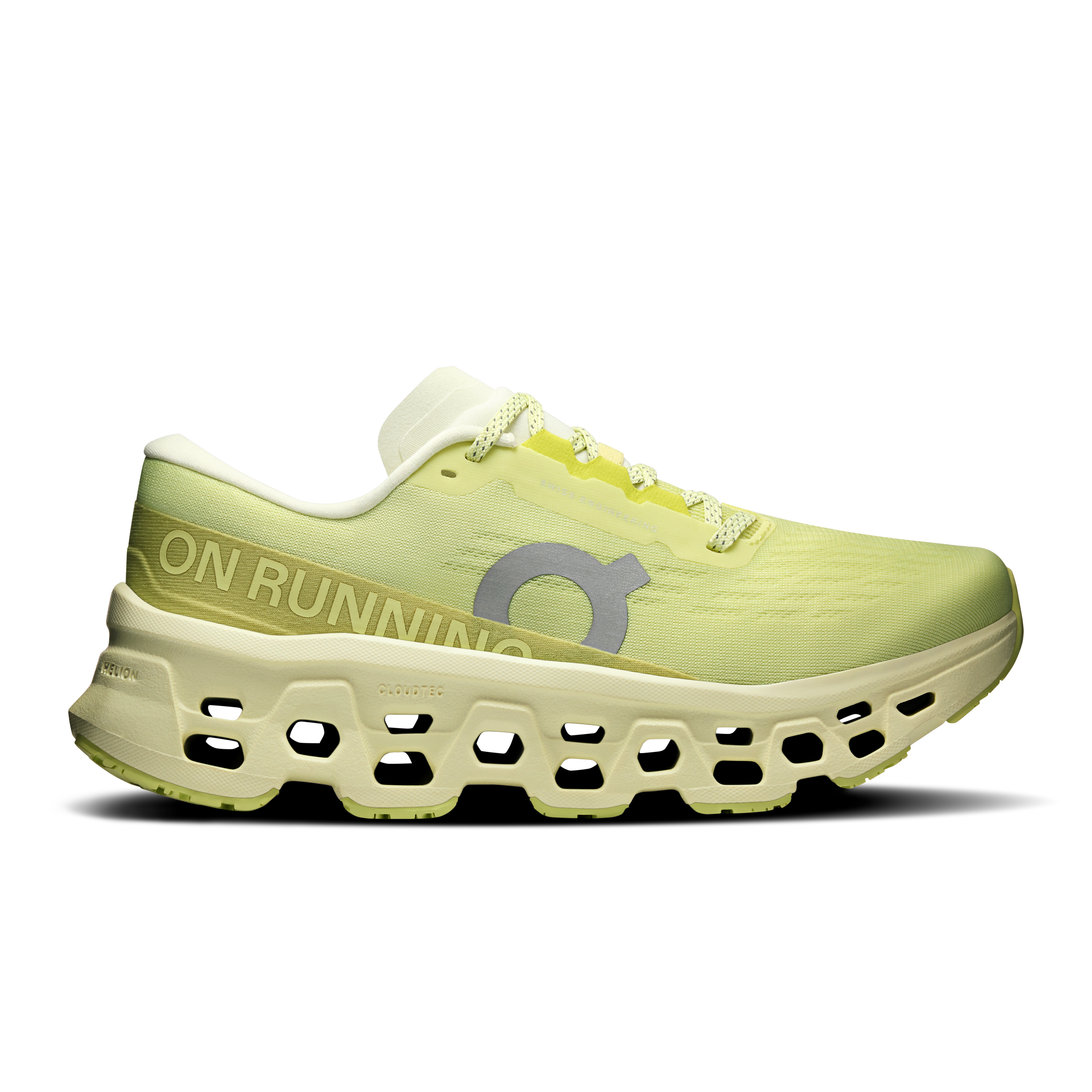 On Cloudmonster 3 Yellow Green Women Women – Everyday running, responsive ride Shoes