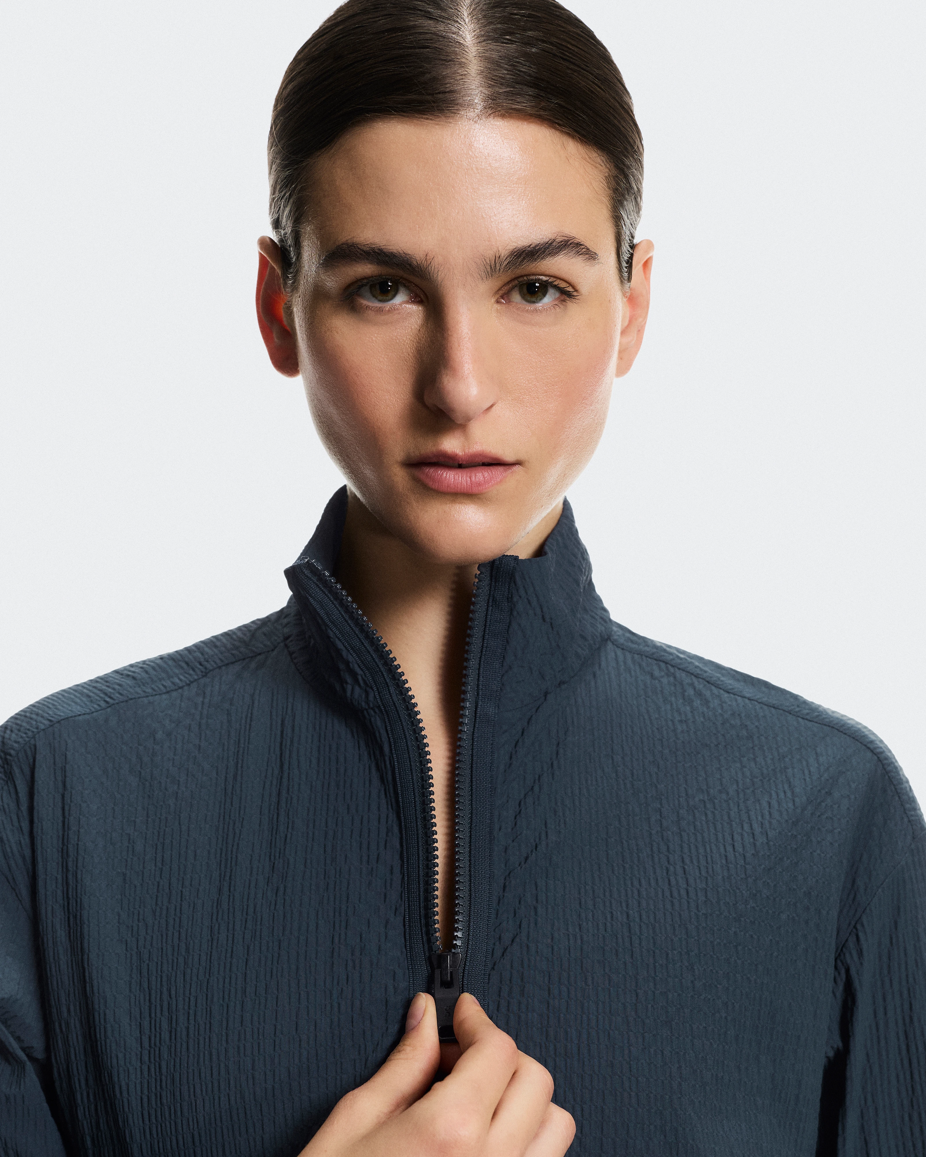 On Courtside 1/2 Zip Eaze Midnight Femme Sweats à capuche et sweats