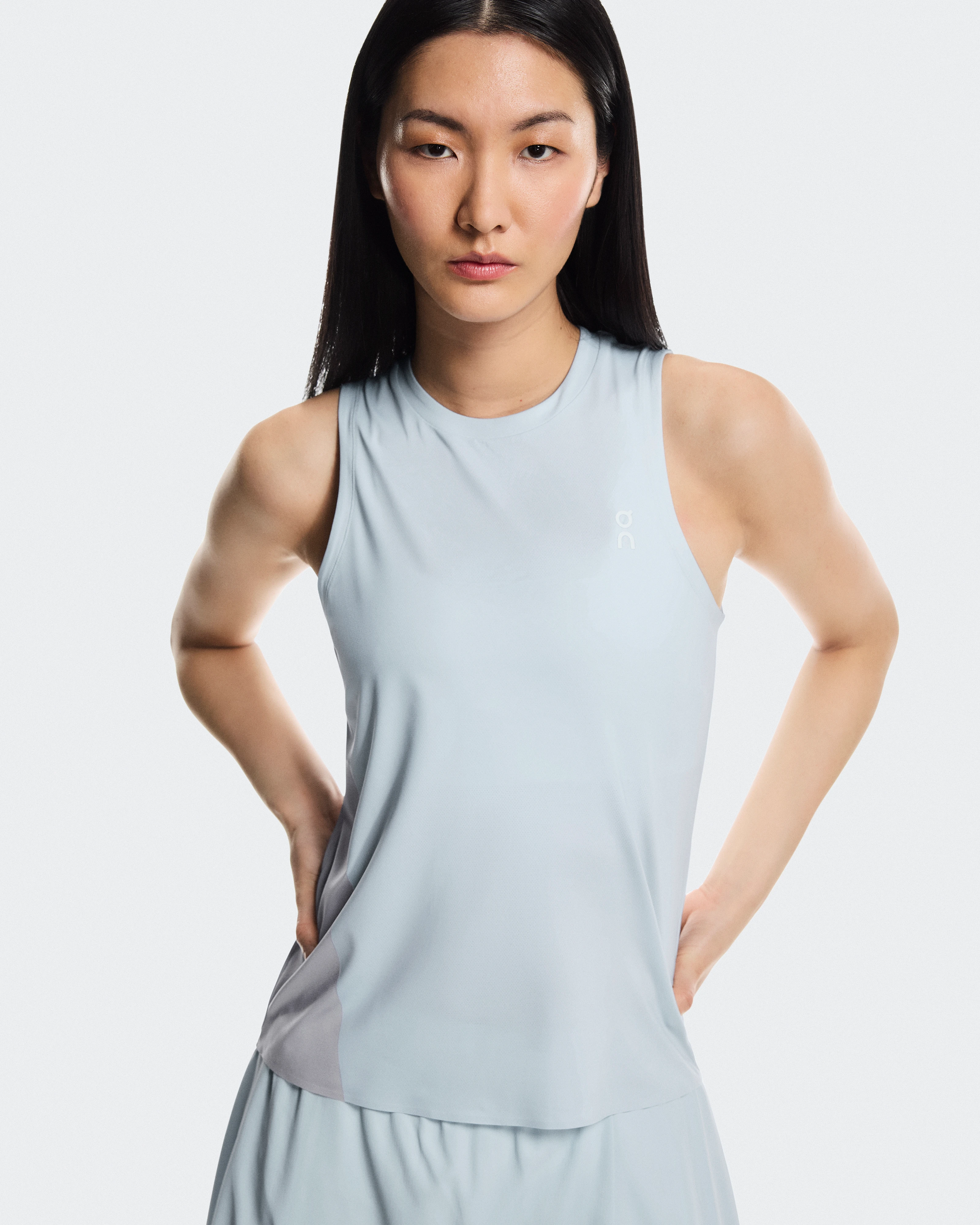 On Court Tank Arctic & Lilac Women Tops and t-shirts