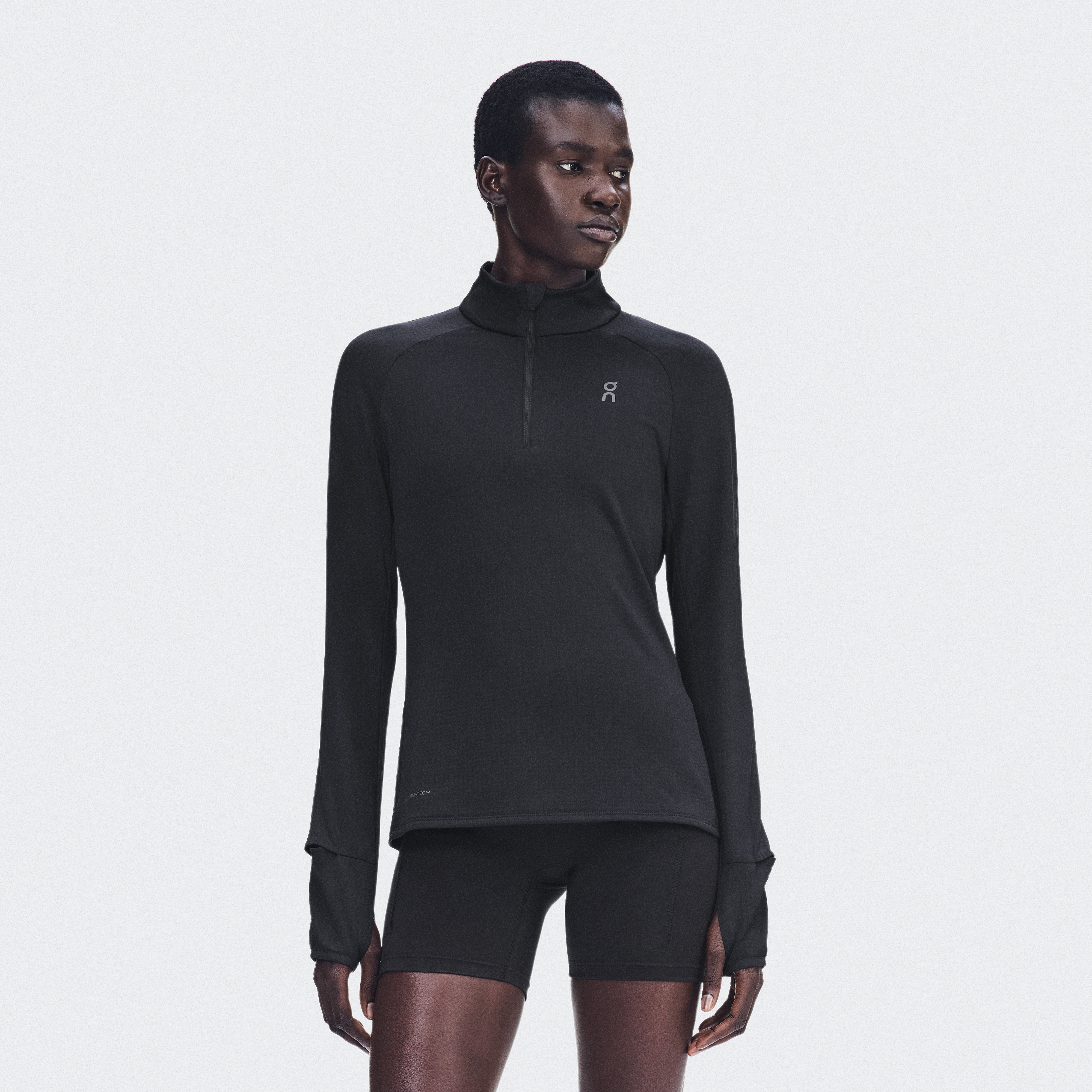 Climate Shirt Sweater in Black