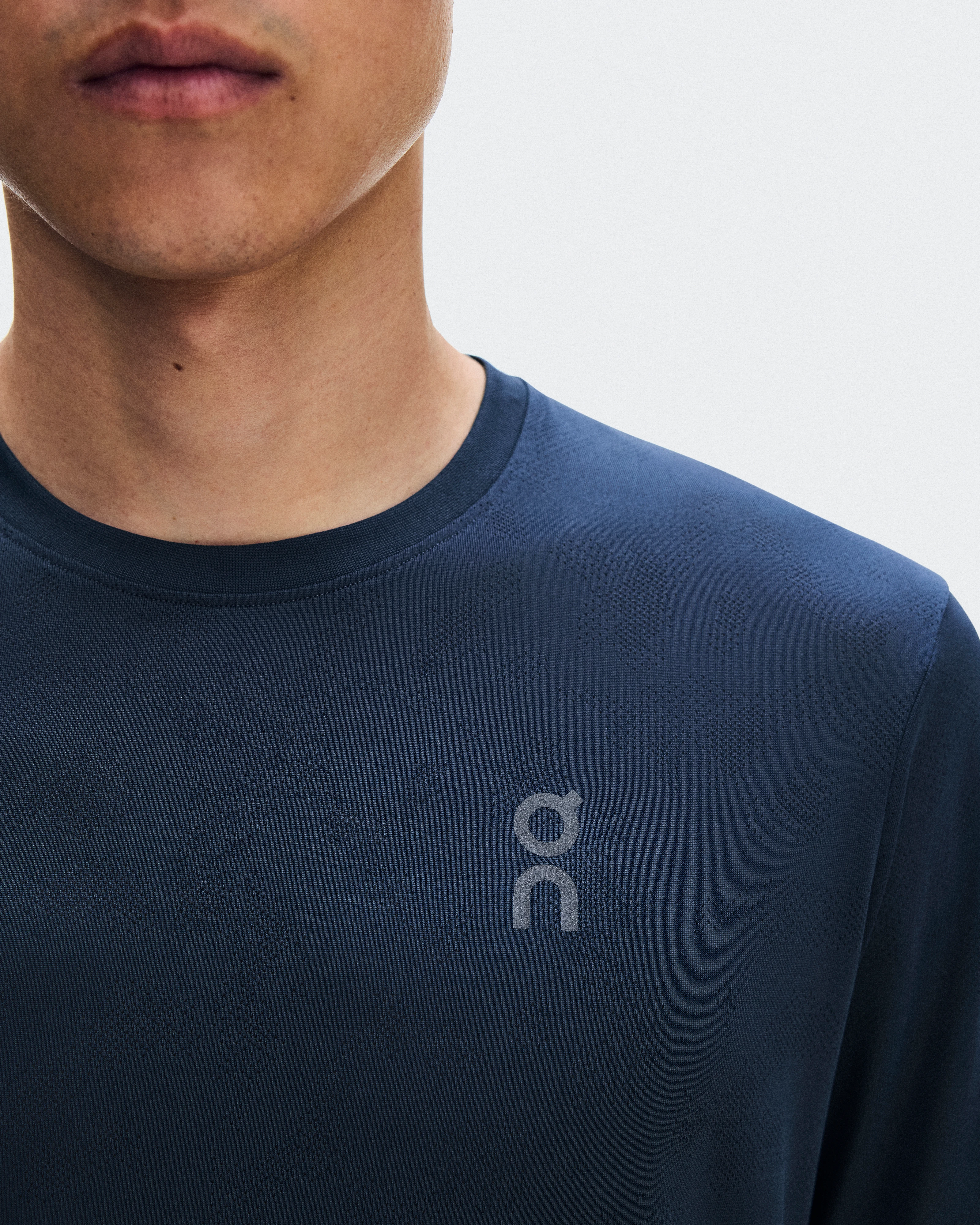 On Core-T Grid Navy Hombre Camisetas