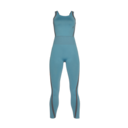 Studio Knit Bodysuit 7/8 in Niagara Rock