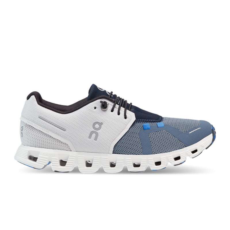 On Women's Cloud 5 Fuse Lifestyle Shoe in Frost/Metal, Size: 6