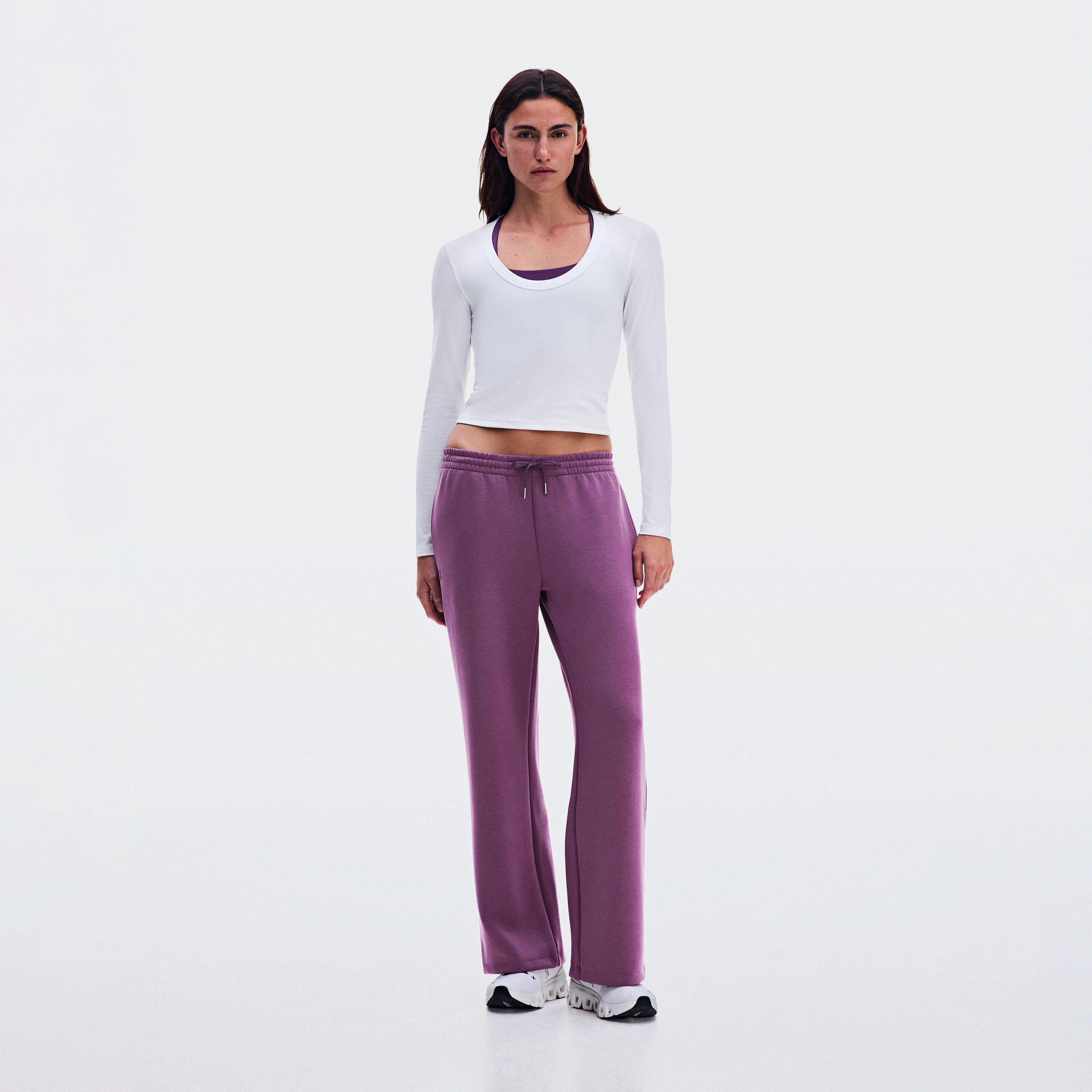 On Studio Pants Wide Cassis Women – All-day wear Pants