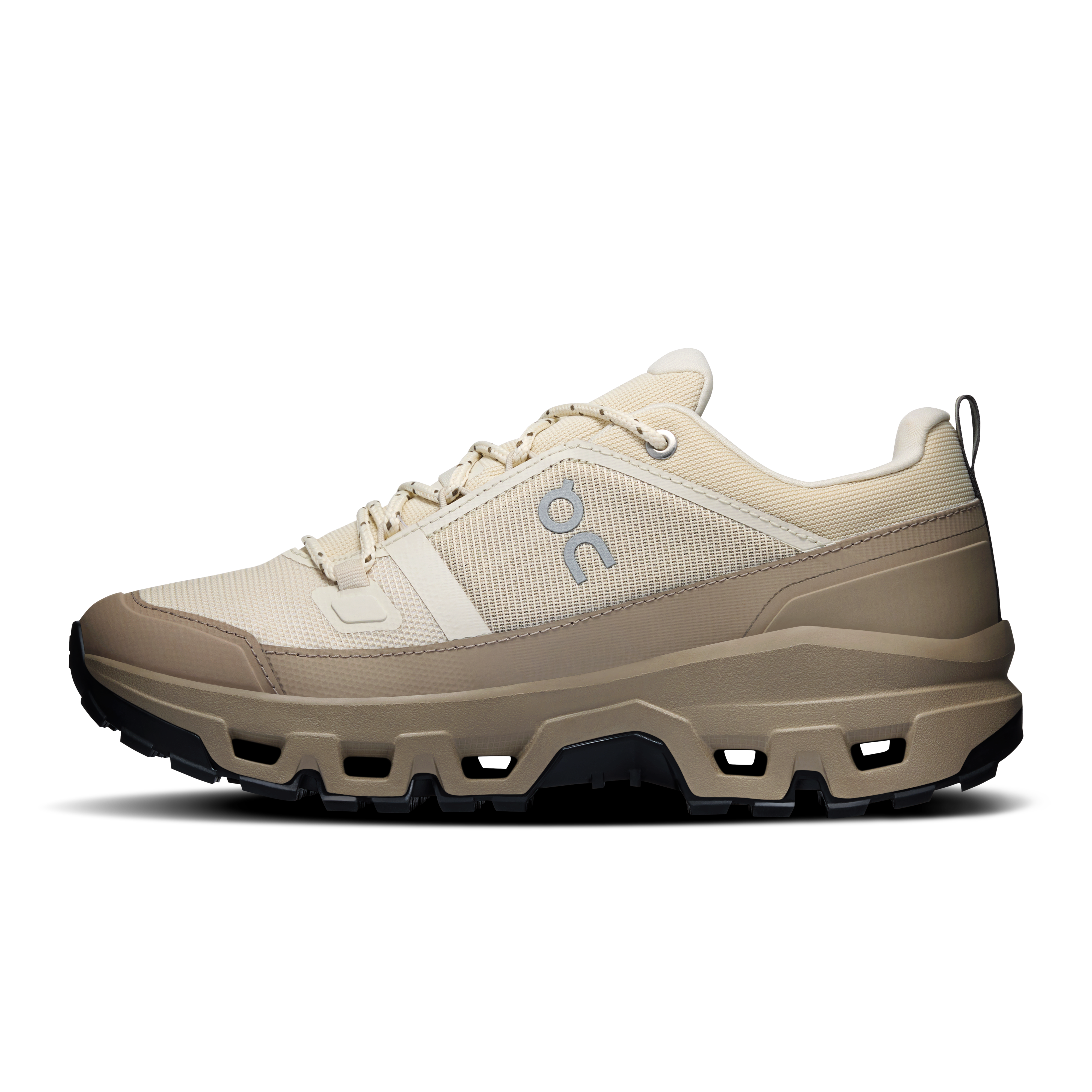 On Cloudrock Low Waterproof Grain & Soba Women Hiking Shoes