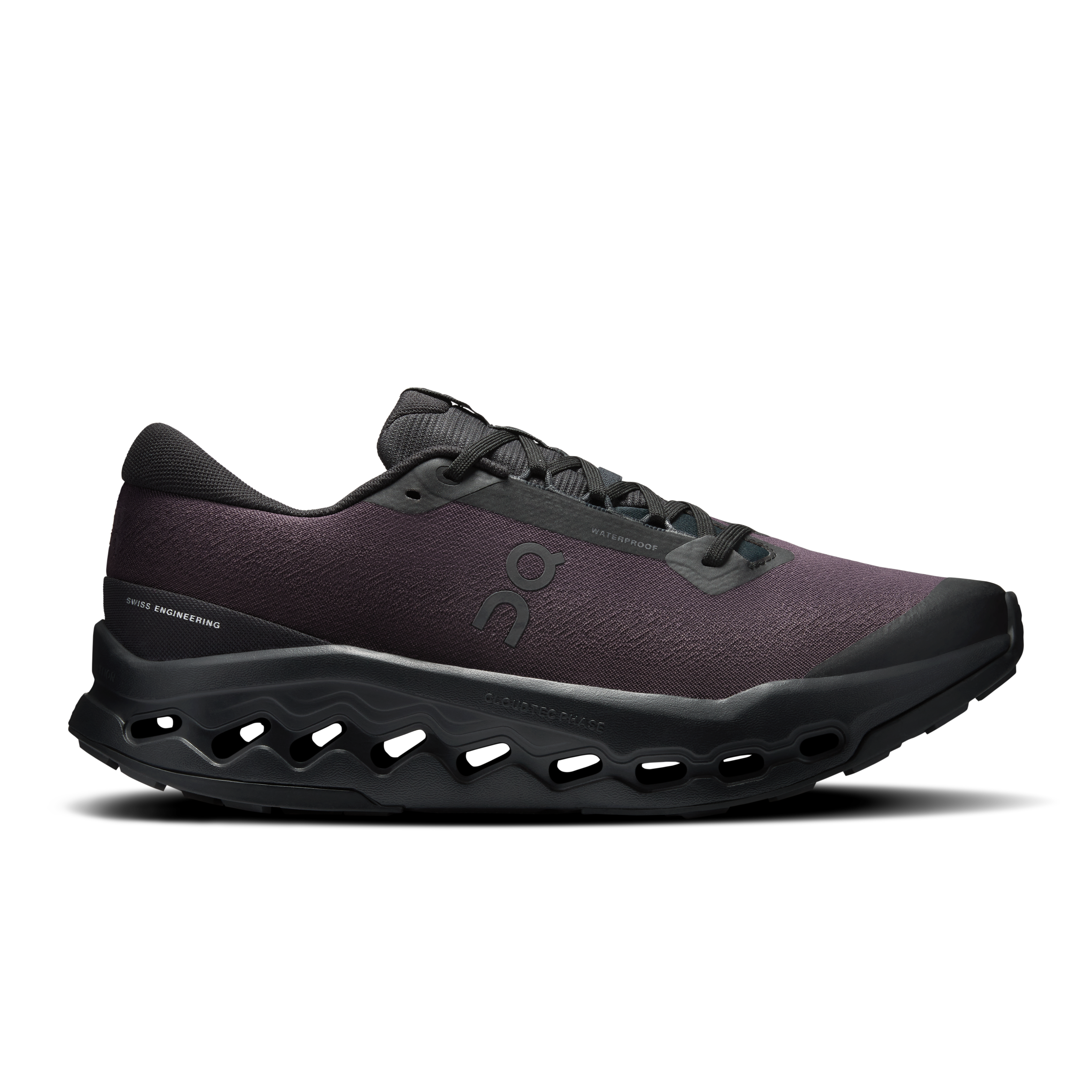On Cloudsurfer Trail 2 Waterproof Black Men Men – Trail running, waterproof, CloudTec Phase® Shoes