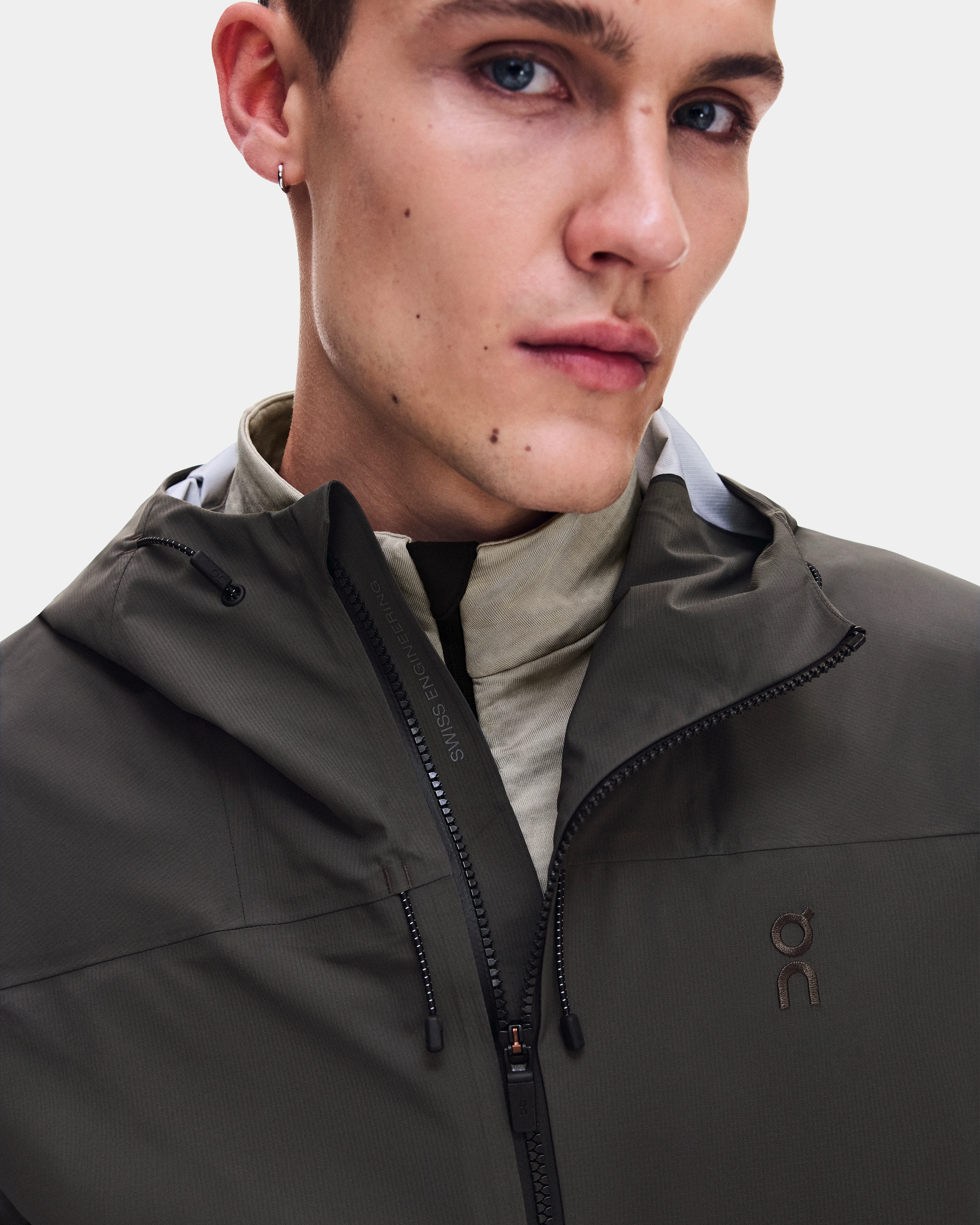 On Ascent Jacket Espresso Masculino Jaquetas