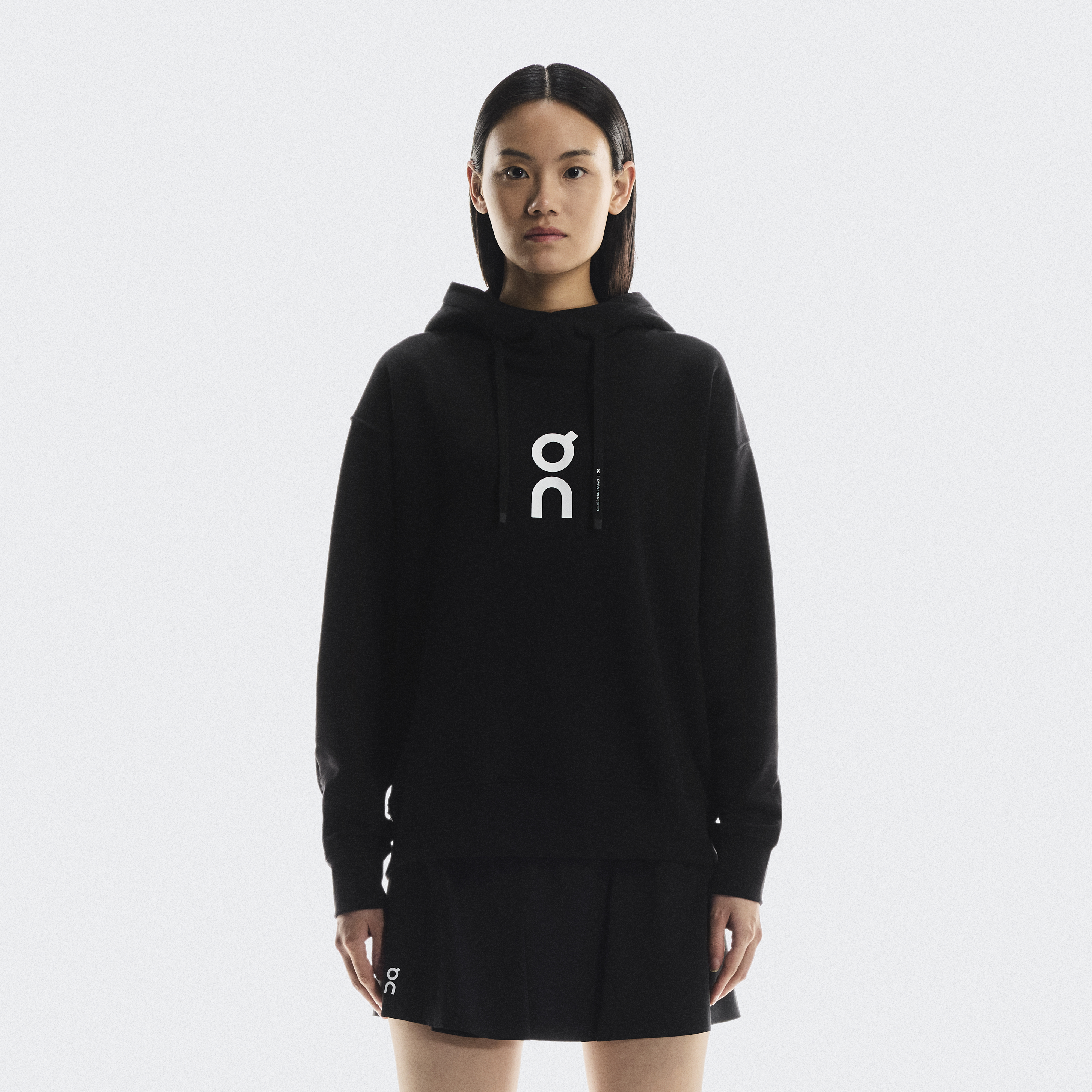 Club Hoodie Tennis in Black