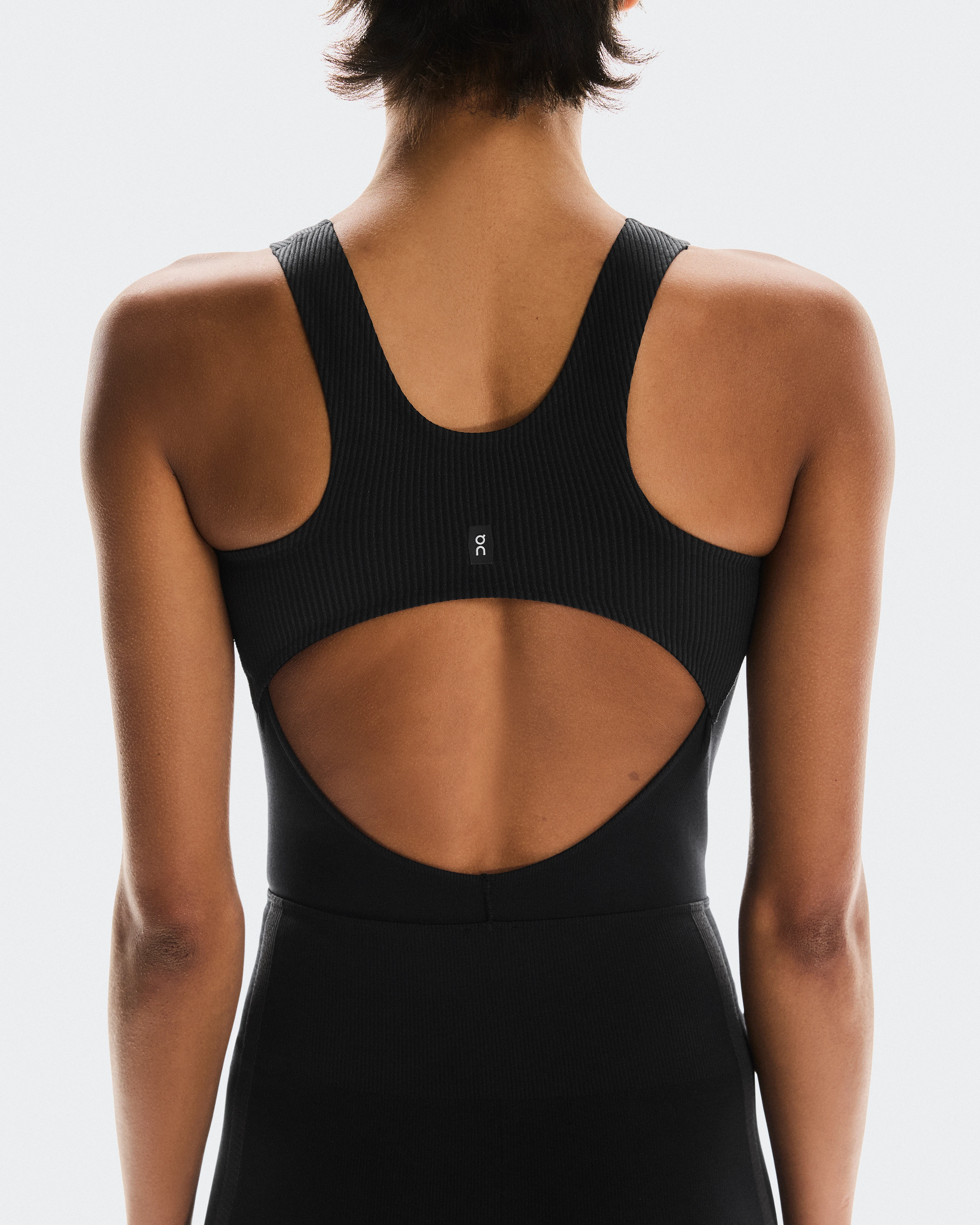 On Studio Knit Bodysuit 7/8 Black & Eclipse Women Bodysuits