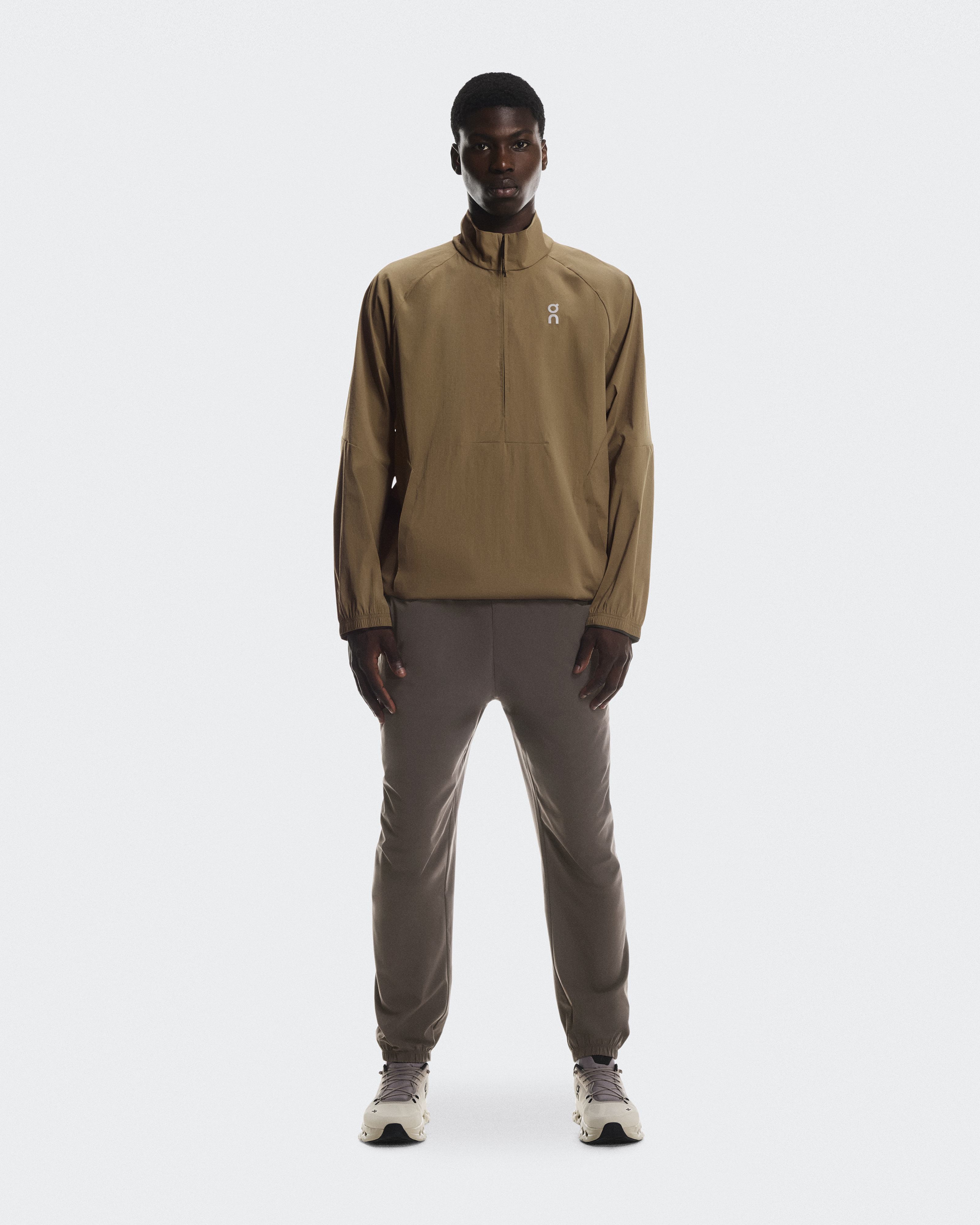 On All-Day 1/2 Zip Jacket para Hombre en Nutmeg, Talla: 2XL