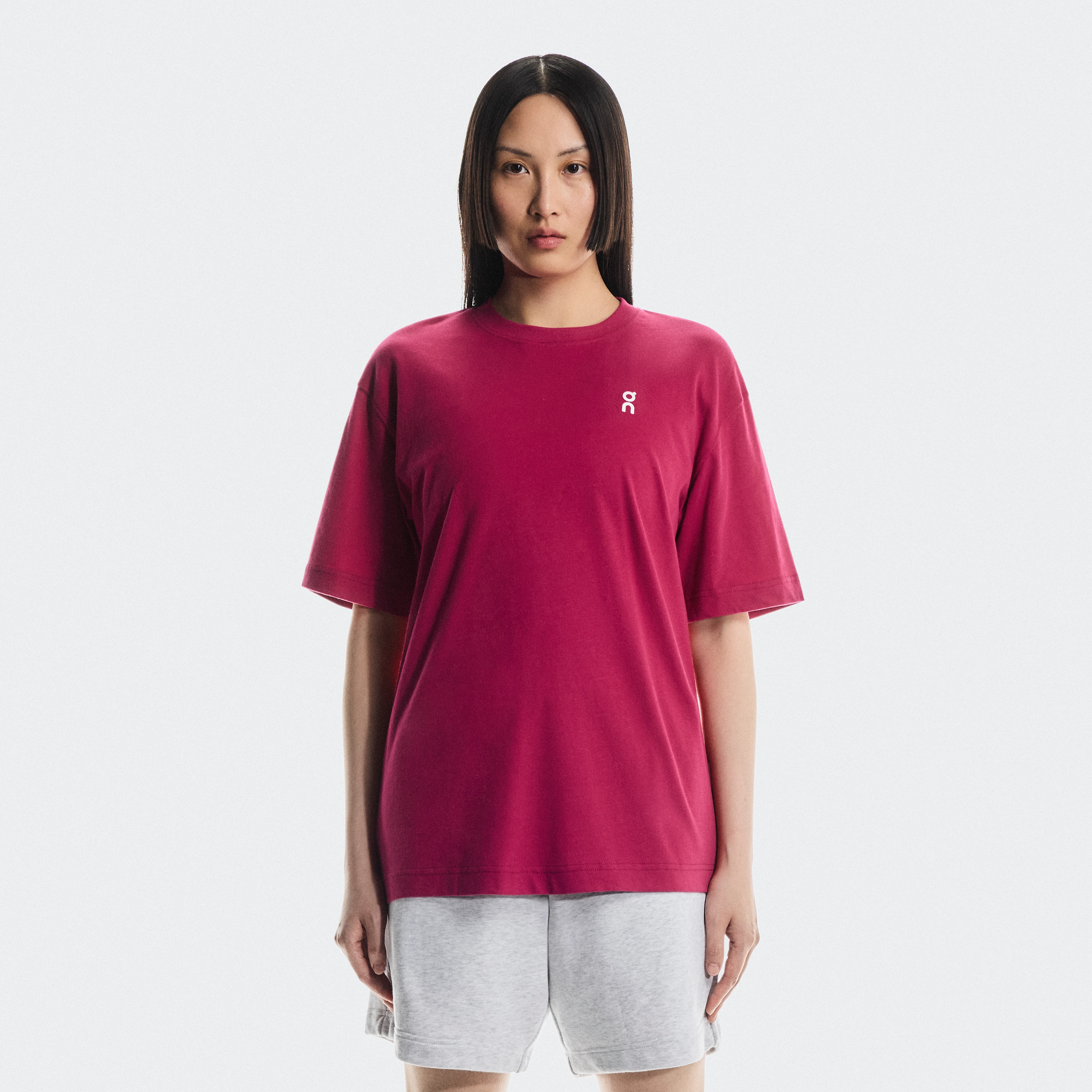 On Club-T Pink Women Women – Travel, recovery, all-day wear Tops and t-shirts