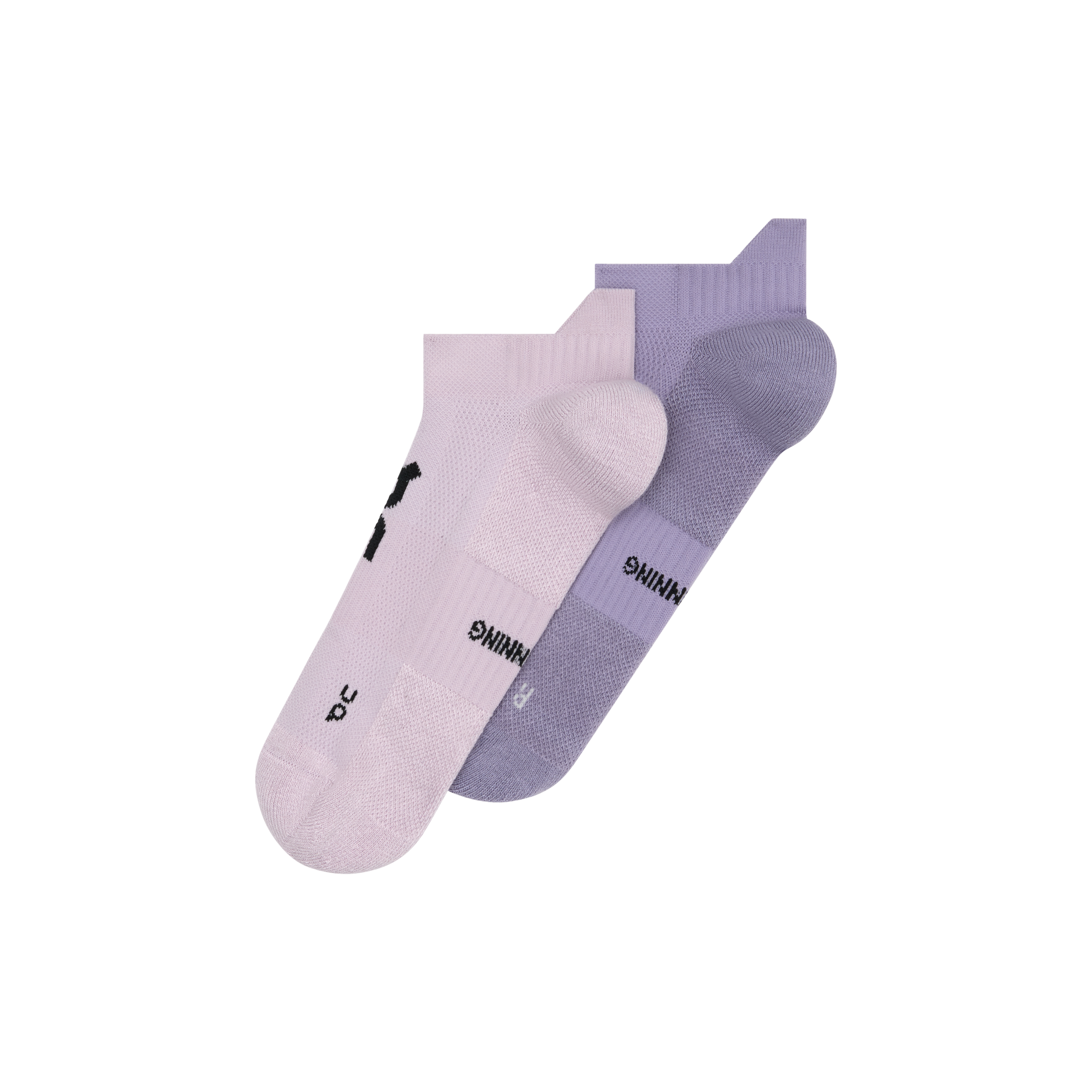 Core Run Sock Low 2P in Foxglove/Mallow