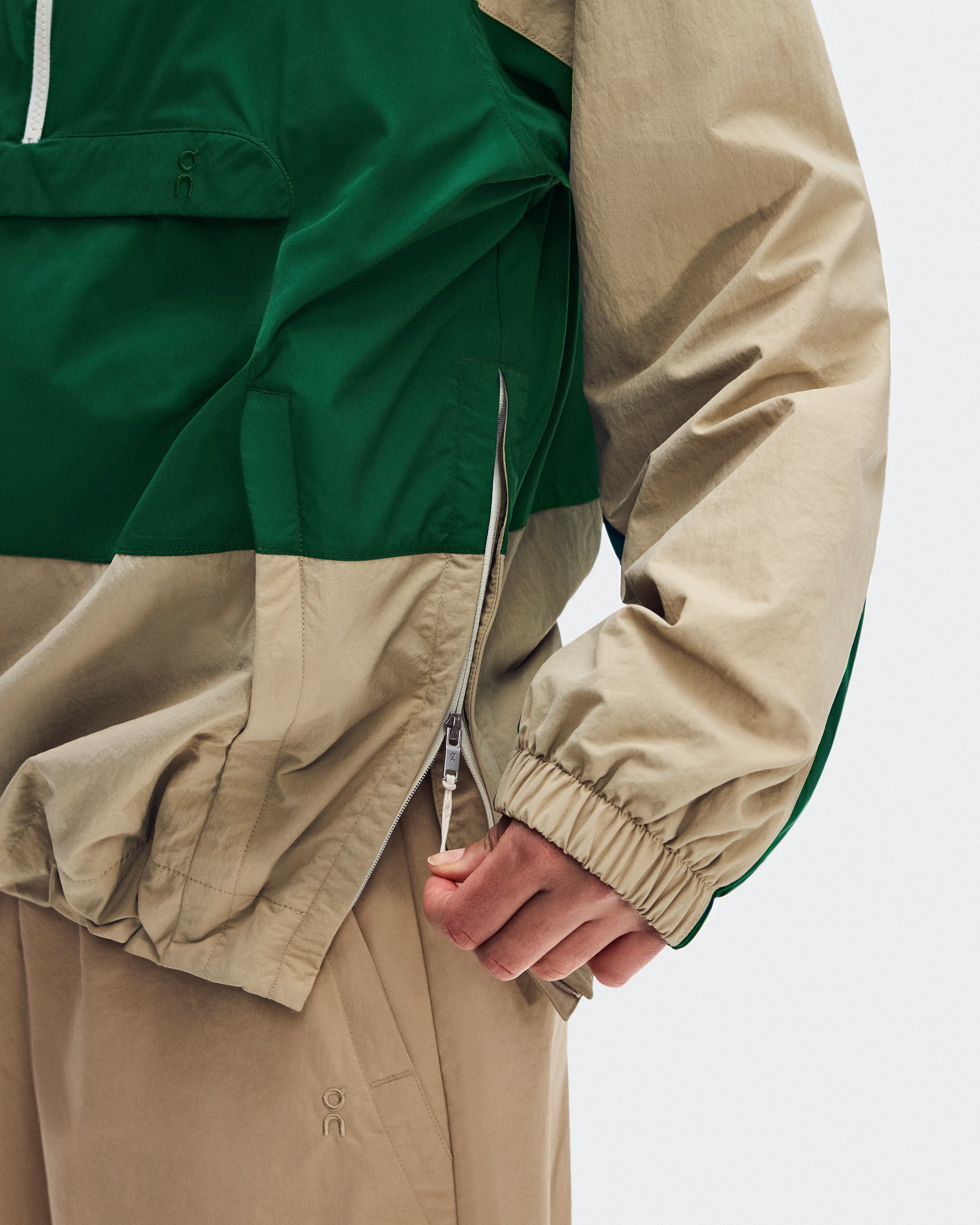 On Half-Zip Anorak Kasha Donna Giacche