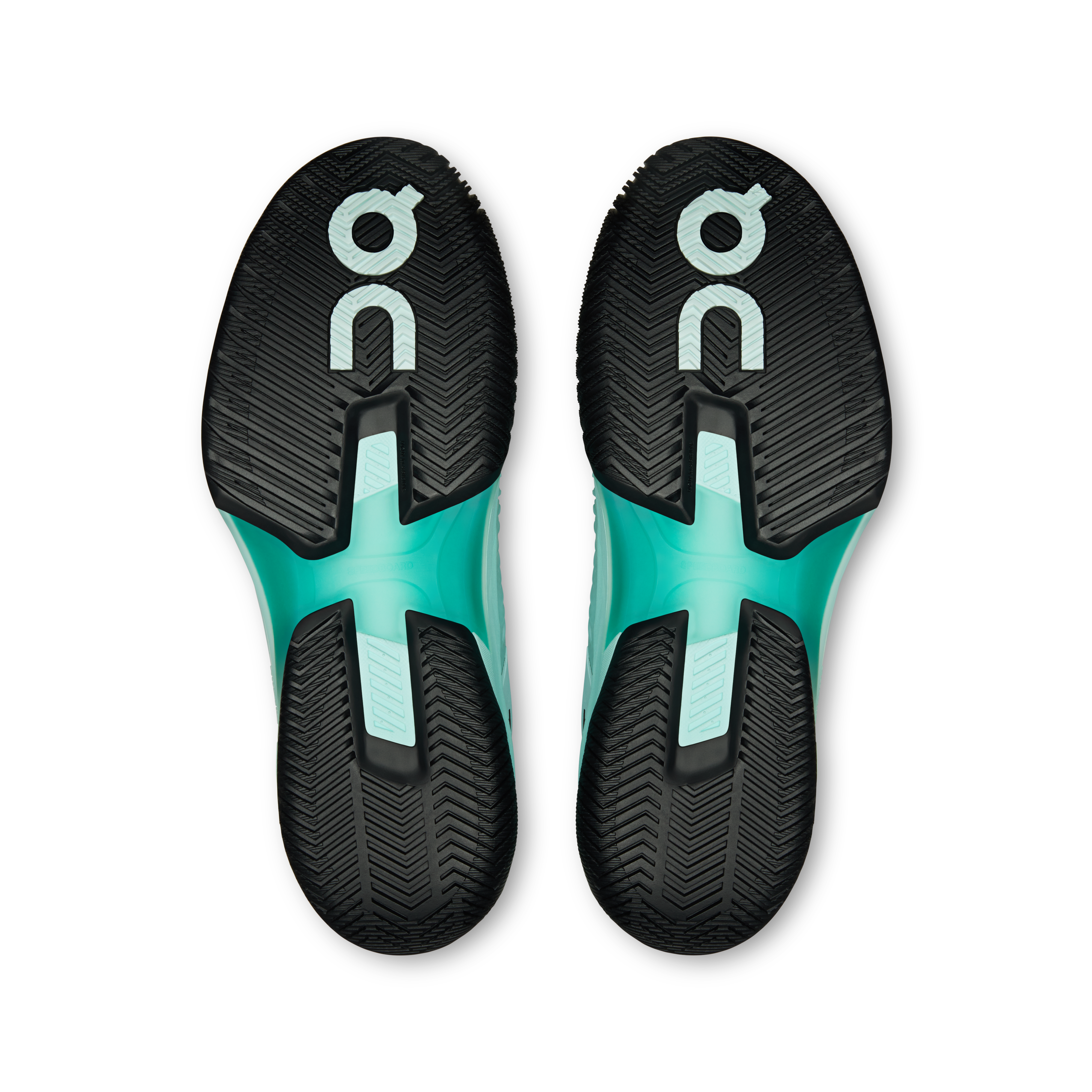 On THE ROGER Pro Fire Flurry & Celeste Men Tennis Shoes