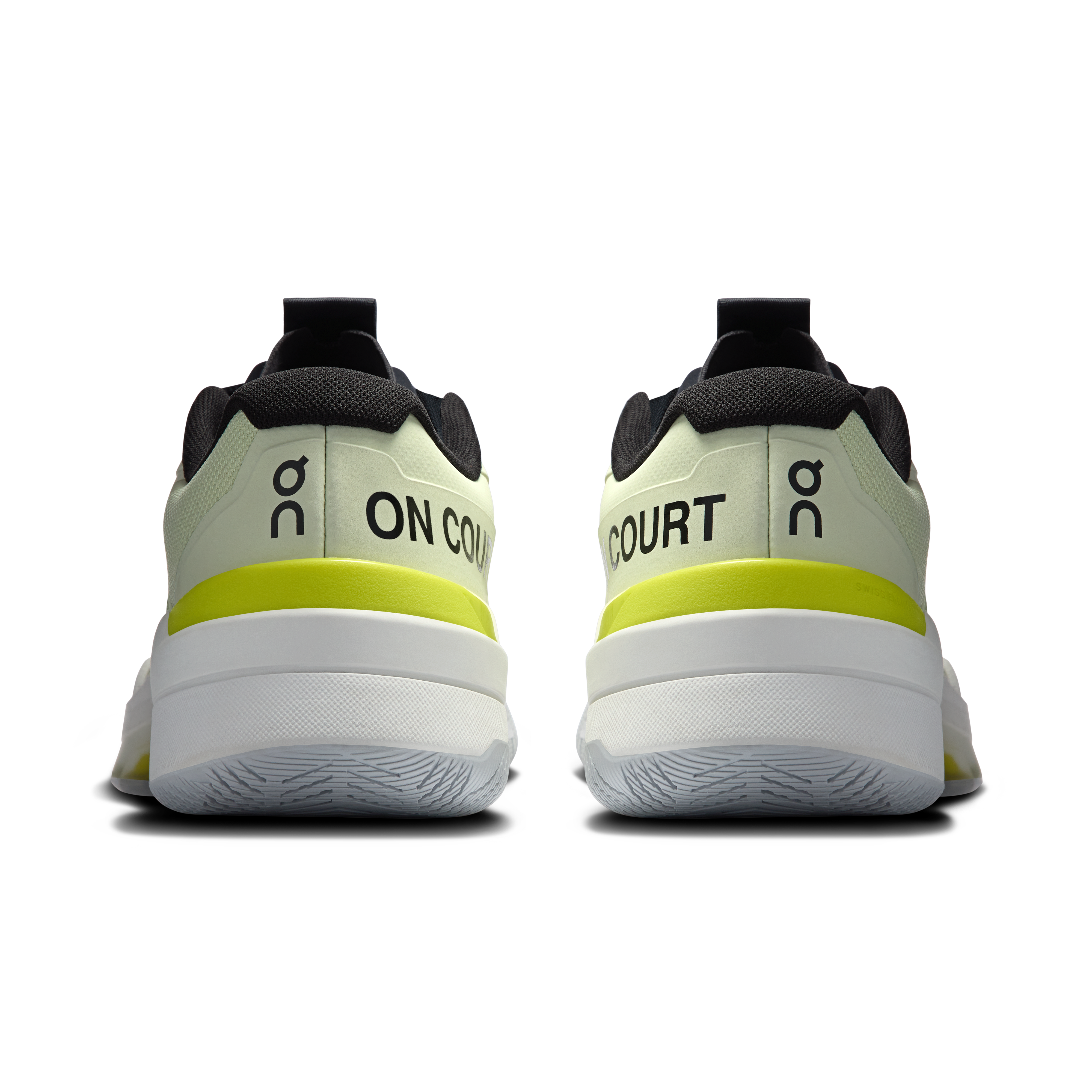 On THE ROGER Pro Fire Linen & Lime Men Tennis Shoes