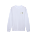 Club Long-T Graphic Long-Sleeve Shirt in White