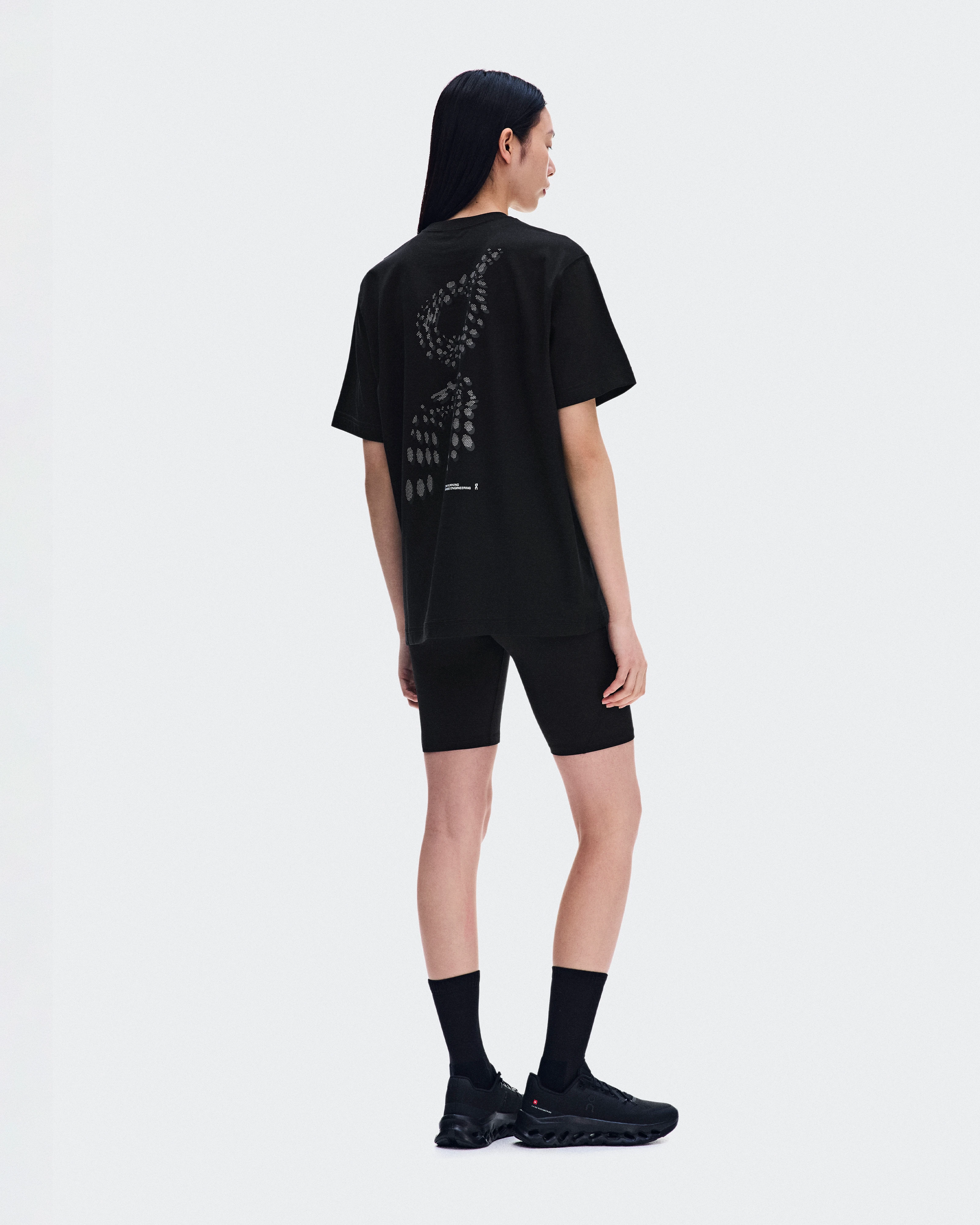 On Club Collective-T Runner Black Donna Maglie e magliette