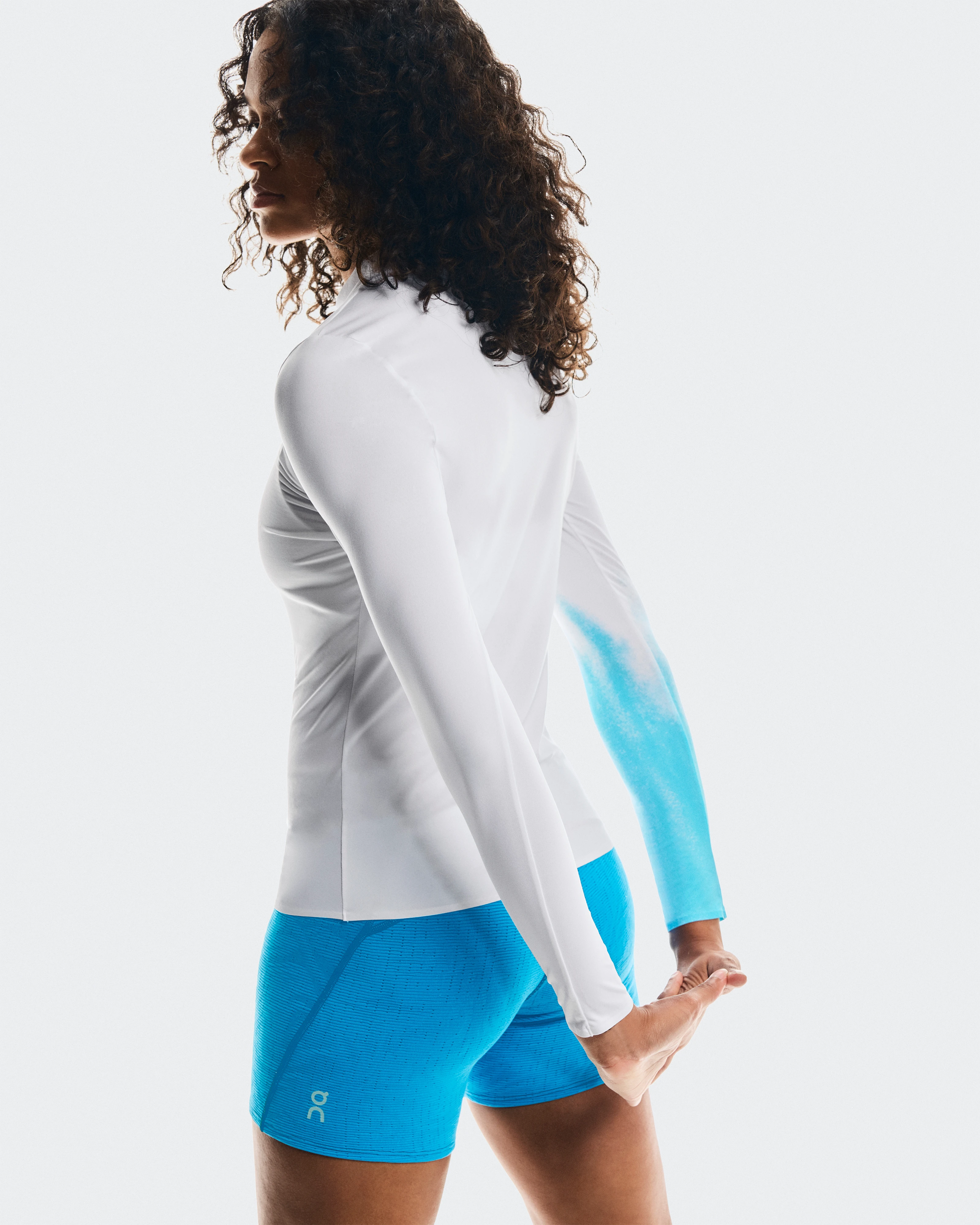 On Pace Long-T White & Horizon Women Tops and t-shirts