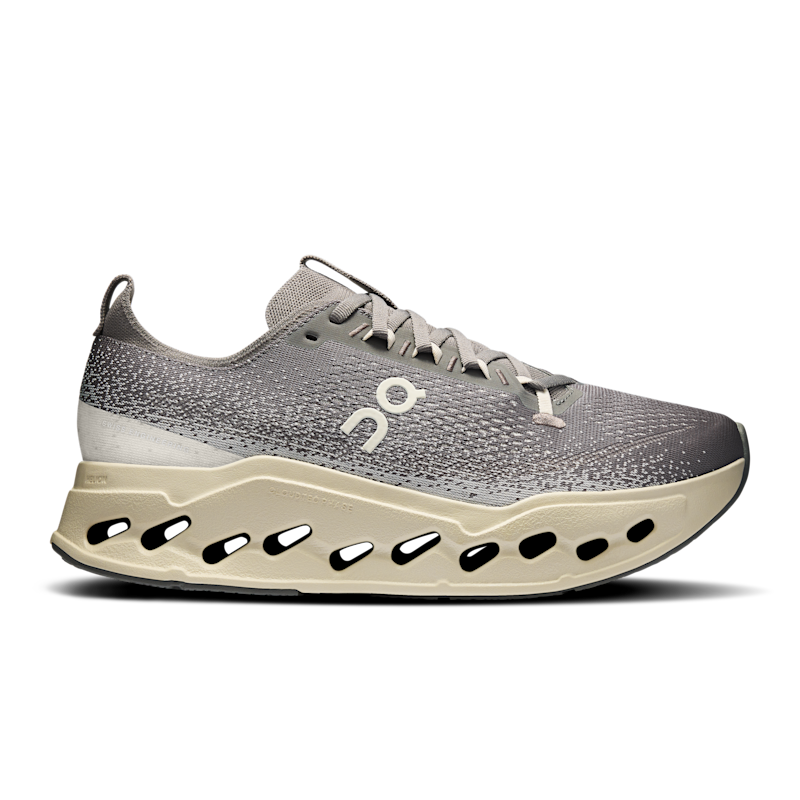 On Men's Cloudsurfer Max Road Running Shoe in Asphalt/Ice, Size: 9, Recycled Polyester