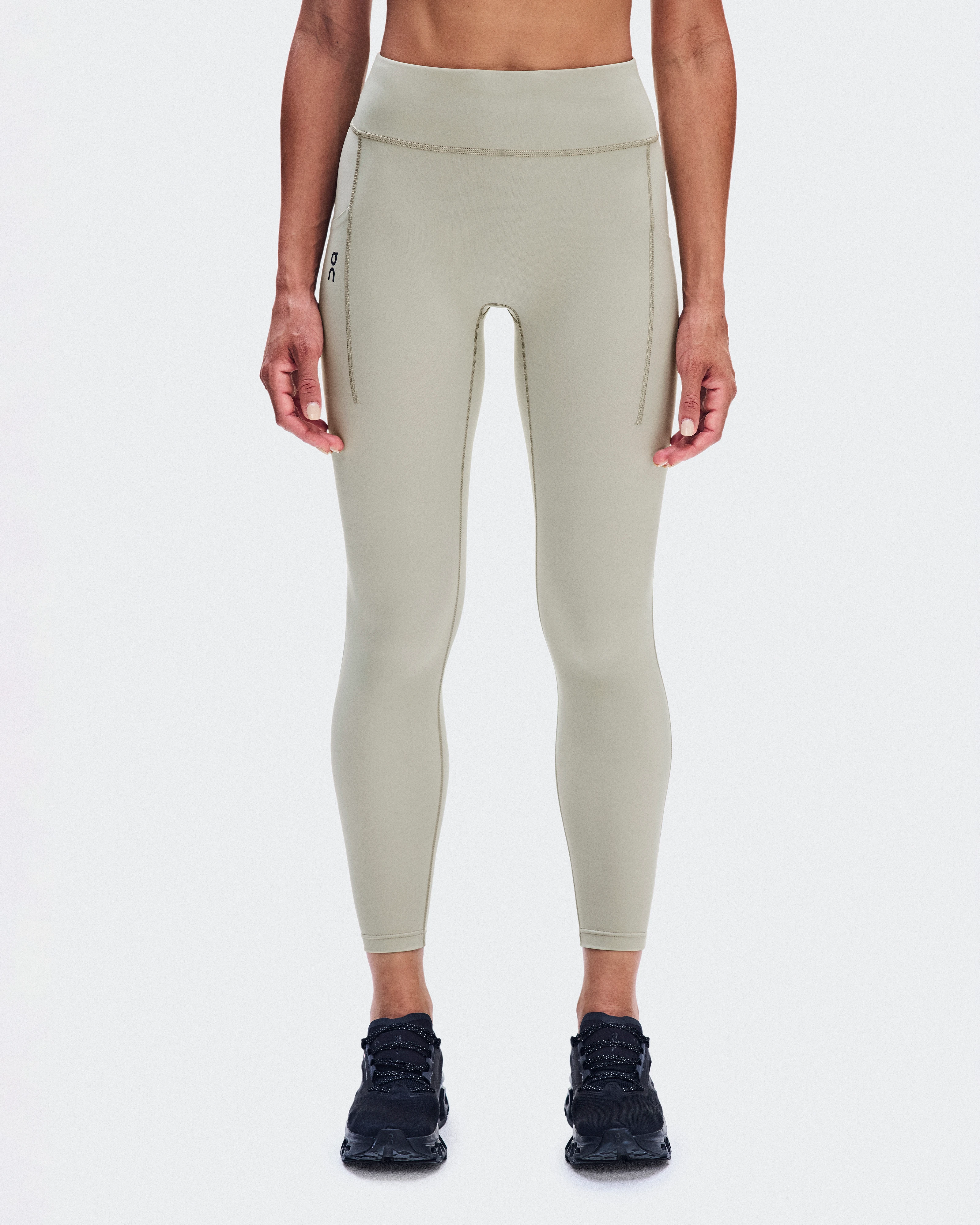On Performance Tights 7/8 Brume Feminino Calças leggings