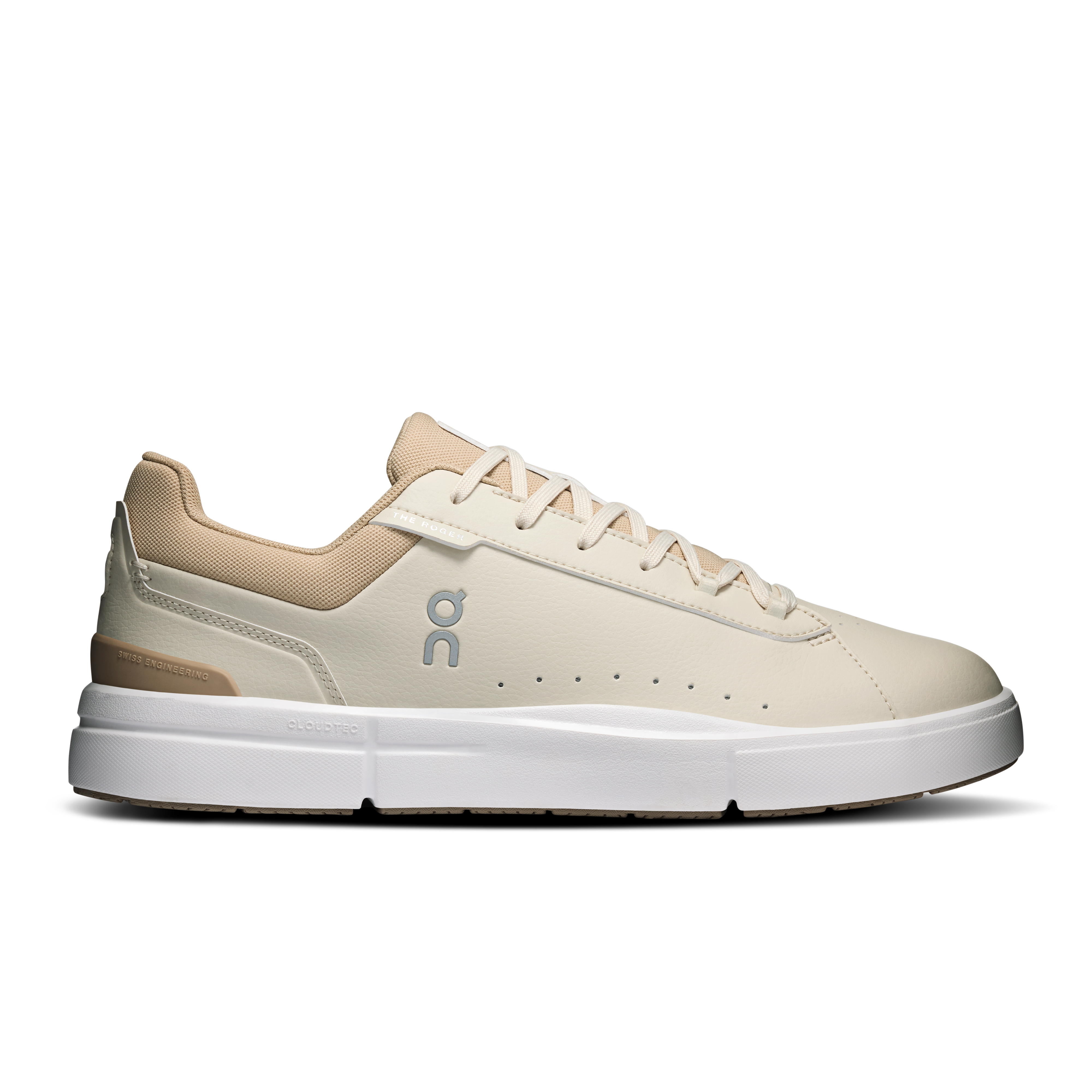 On THE ROGER Advantage Sand & Grain Men – All-day, tennis-inspired, classic style Shoes