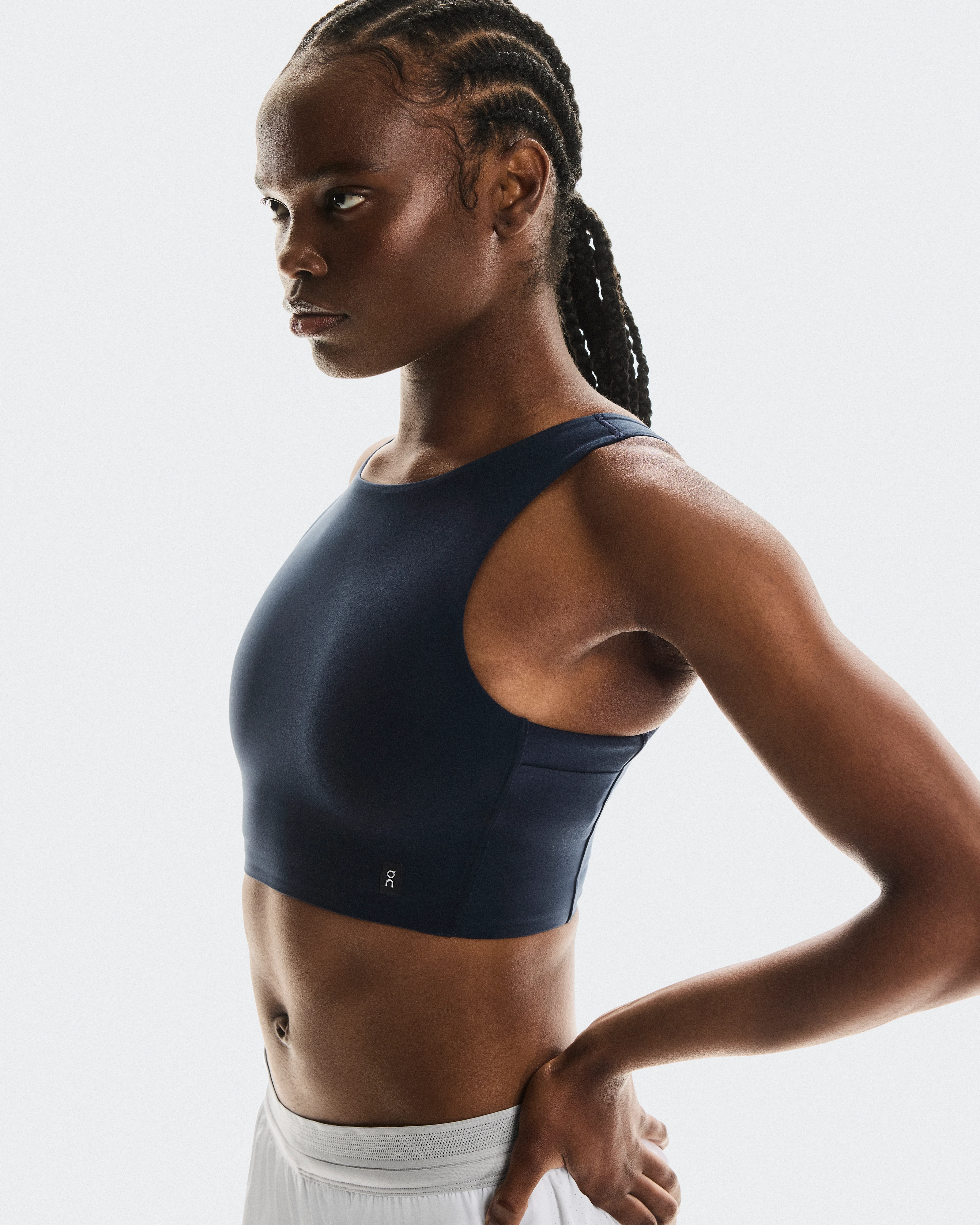On Core 2-in-1 Crop Navy Women Tops and t-shirts