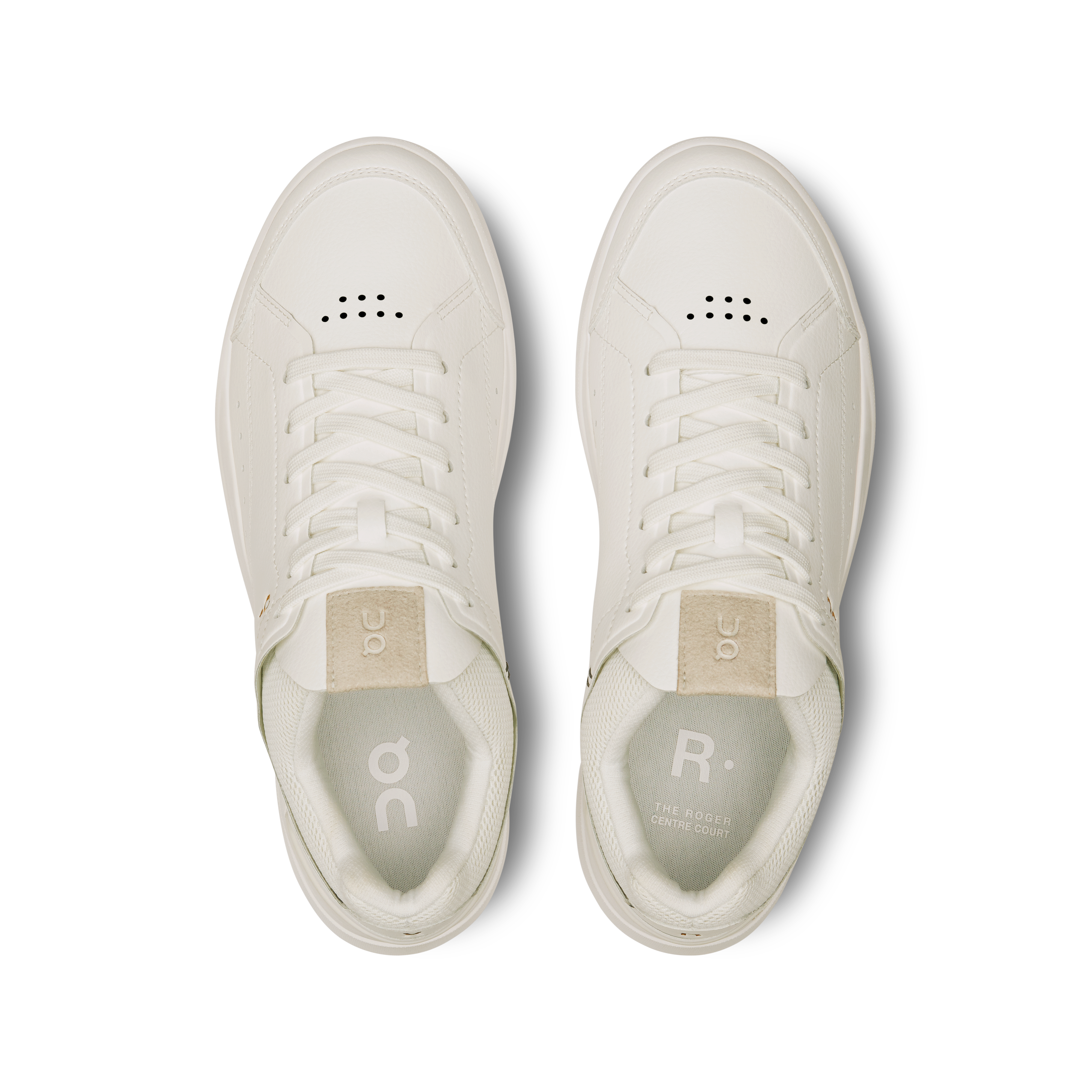 On THE ROGER Centre Court White & Gum Mujer Vida activa Calzado