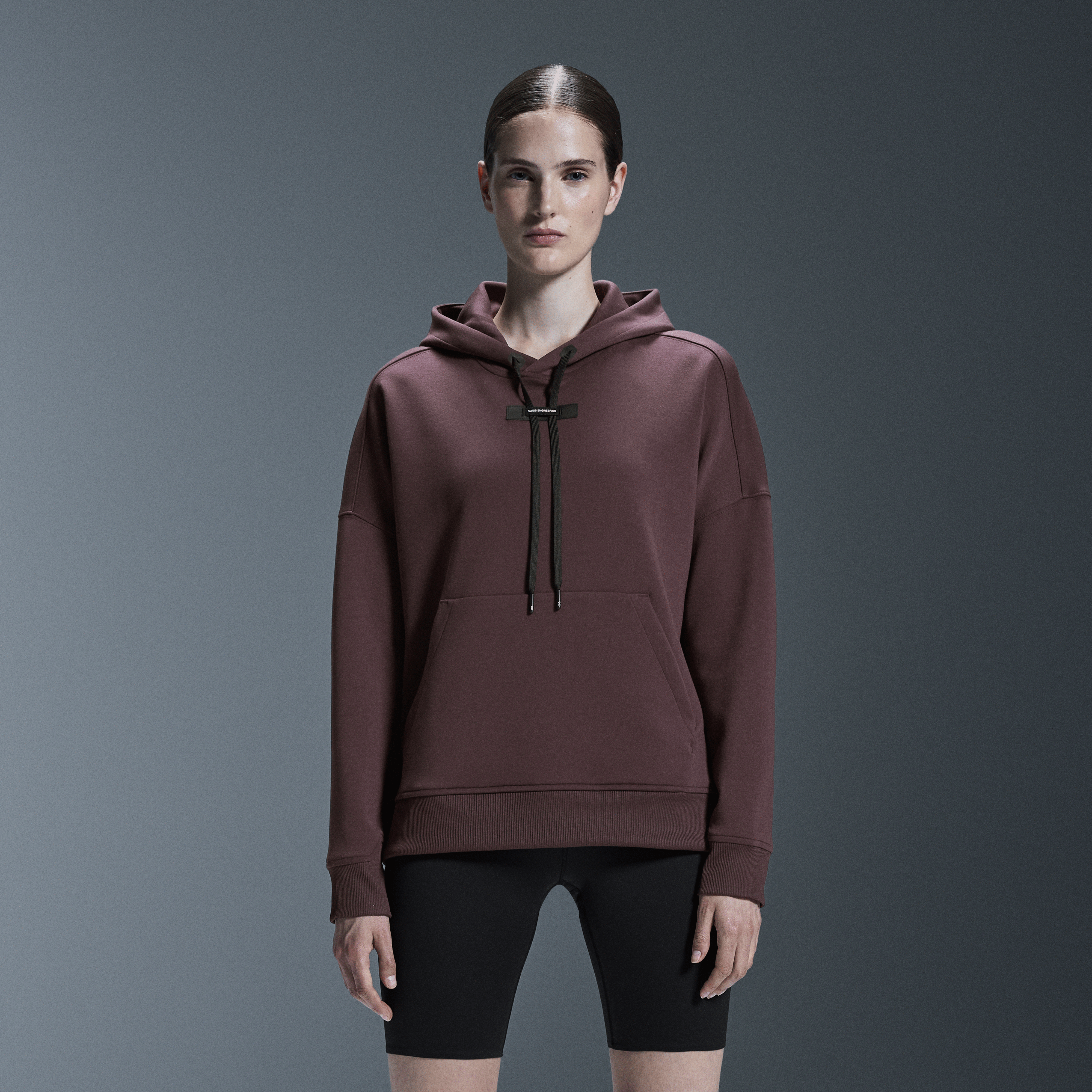 Hoodie in Mulberry