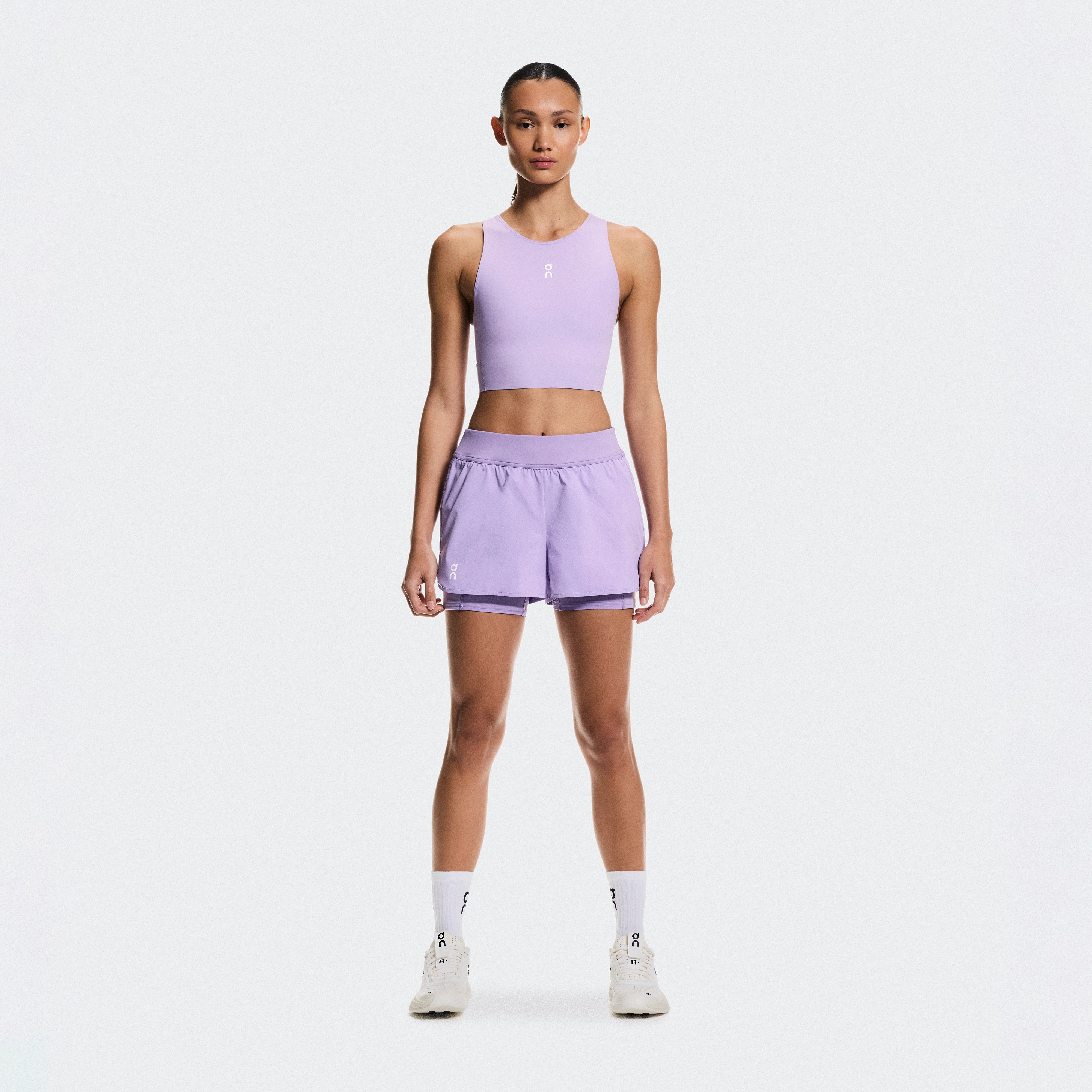 On 3" Court Shorts 2-in-1 Bloom Women – Tennis Shorts