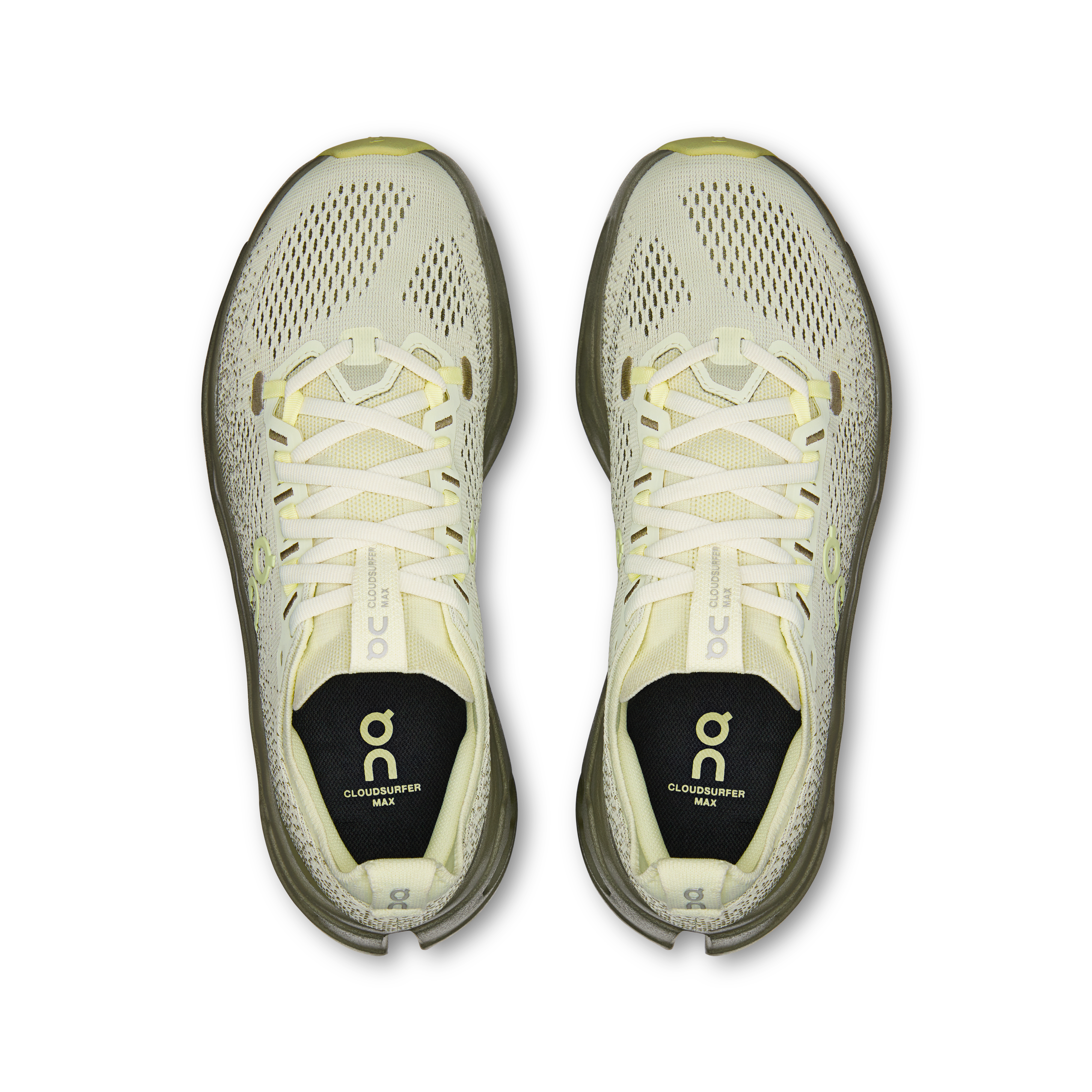 On Cloudsurfer Max Seedling & Olive Women Road running Shoes