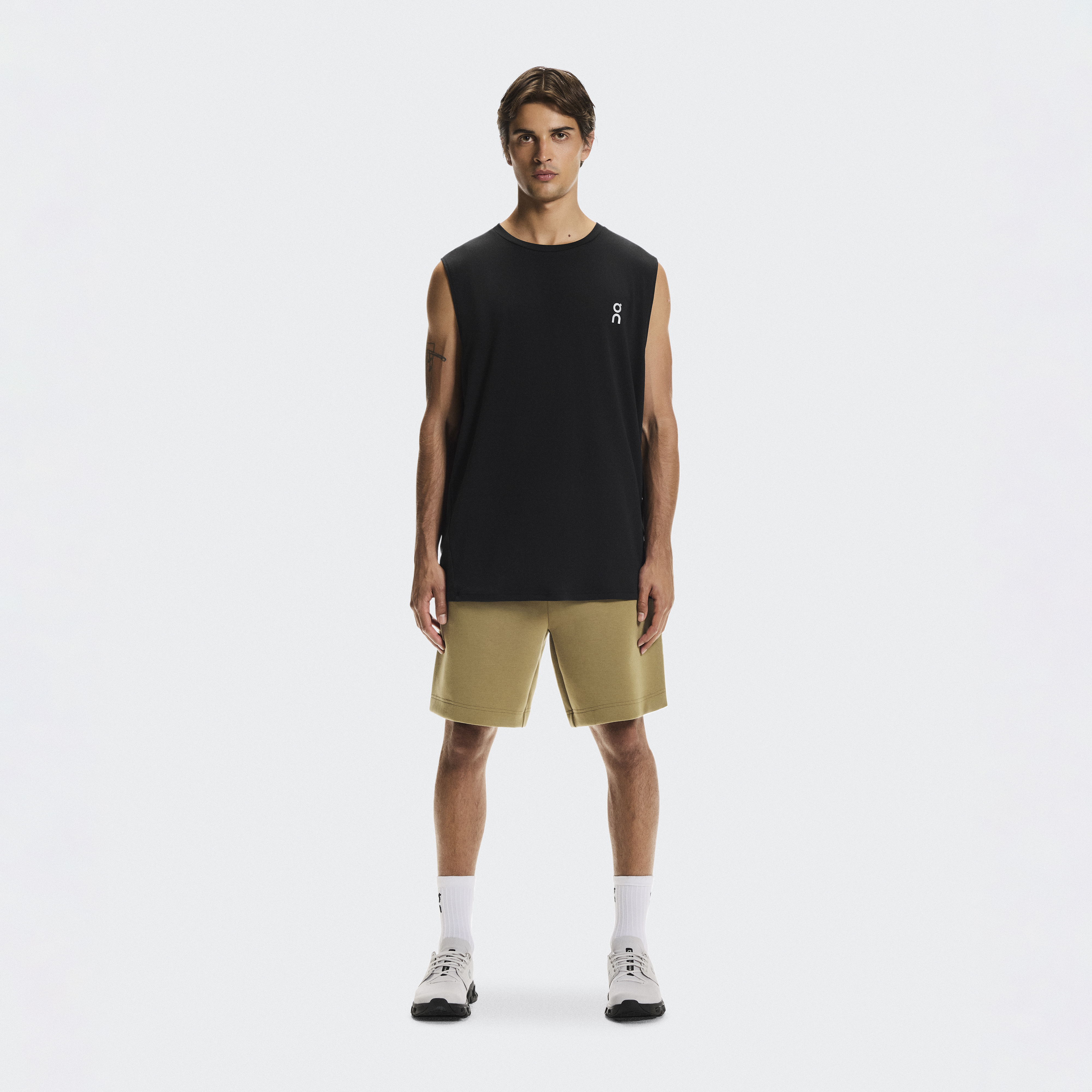 Focus Tech Shorts in Nutmeg