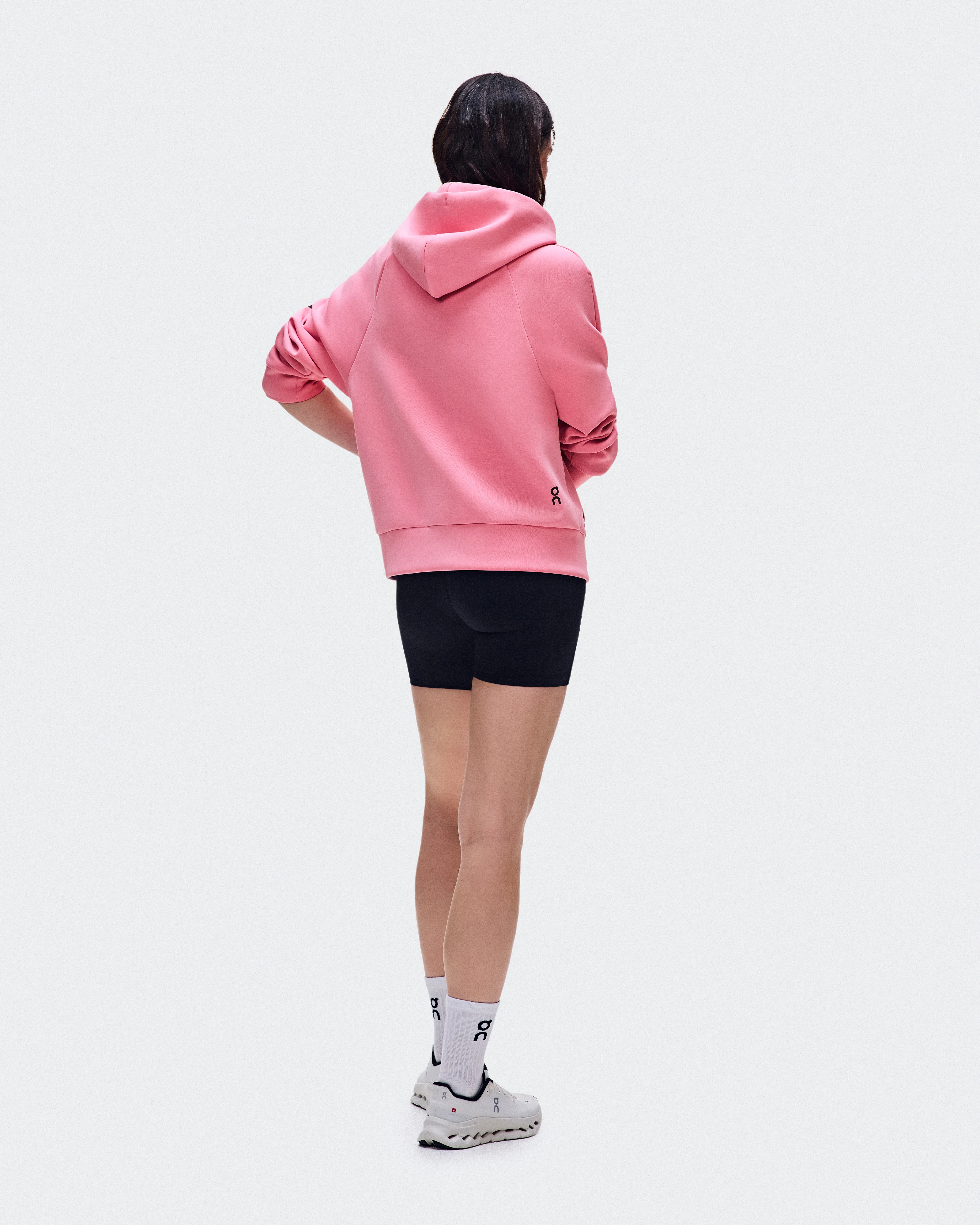 On Focus Tech Zip Hoodie Magnolia Women Hoodies and sweatshirts