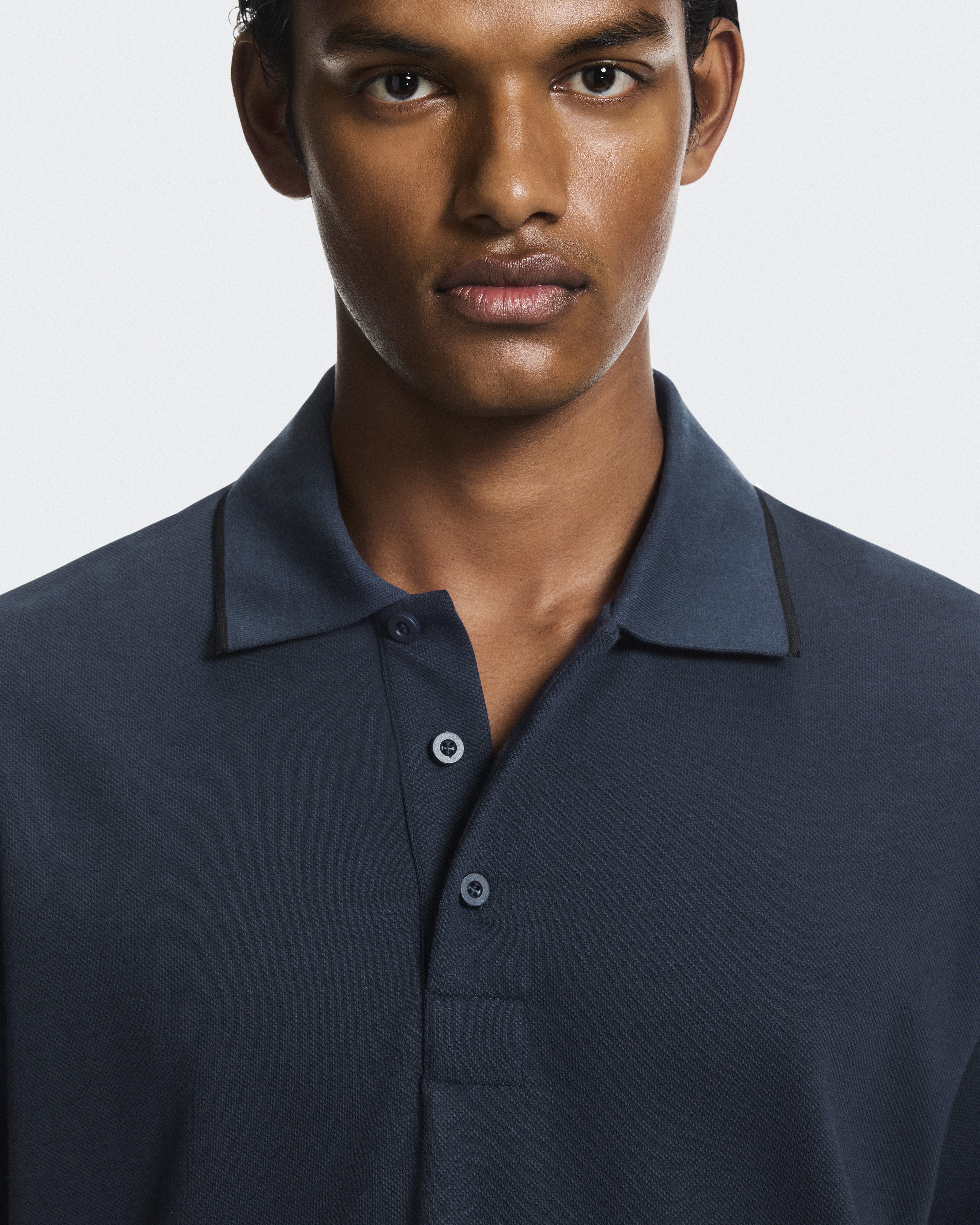 Men's Courtside Polo | Blue & Black | On United States