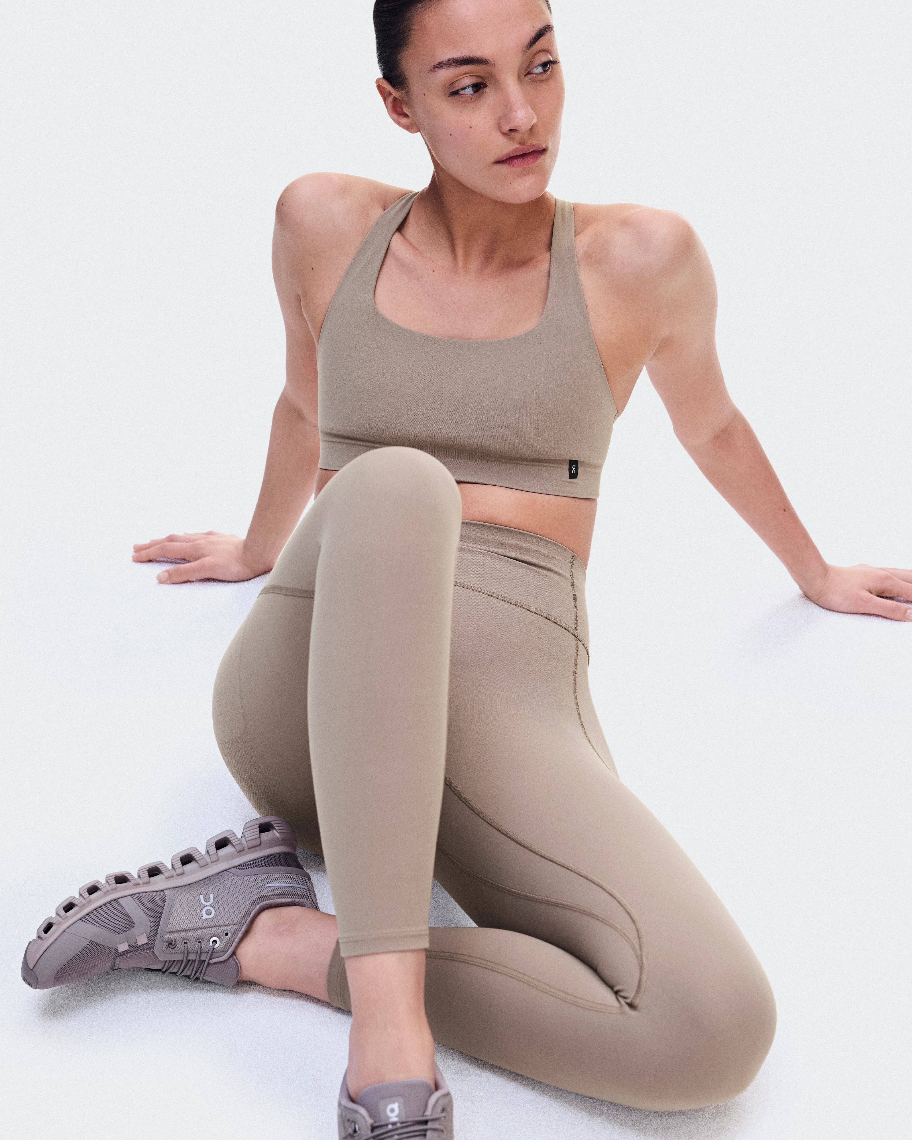 On Studio Leggings 7/8 Clay Women Tights
