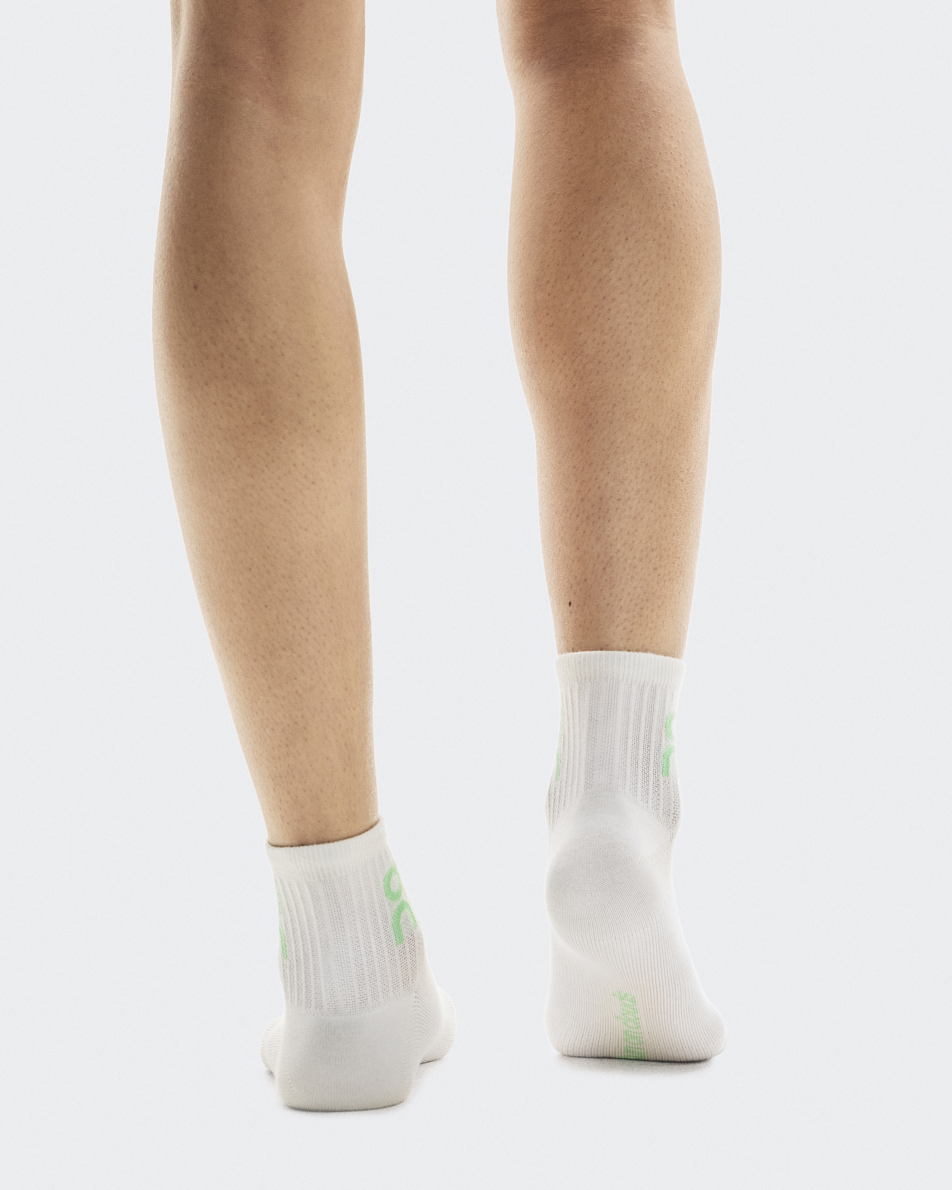 Logo Sock Mid 3P | ベージュ & ブルー | On 日本